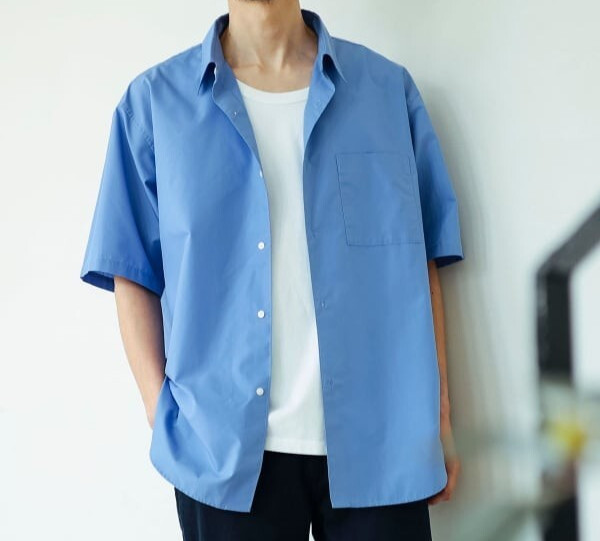 (ASK availability First) BEAMS Wrinkle-resistant polyester broadcloth new