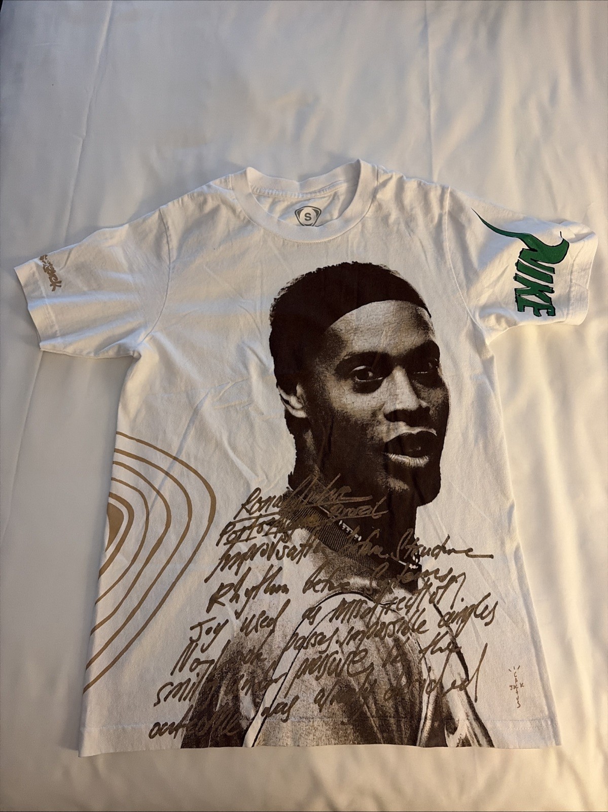 Cactus Jack Ronaldinho Shirt Small Fanatics Fest