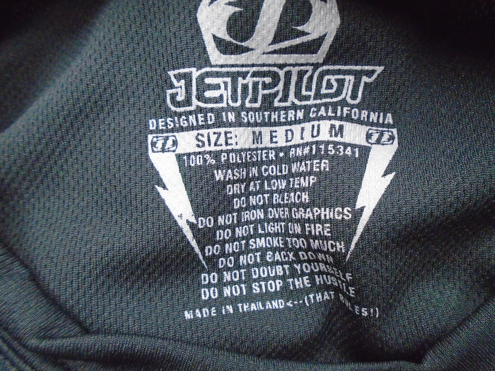 JET PILOT JP15530-M-BLACK/WHITE ICON ACTIVE TOP MENS MEDIUM BLACK / WHITE
