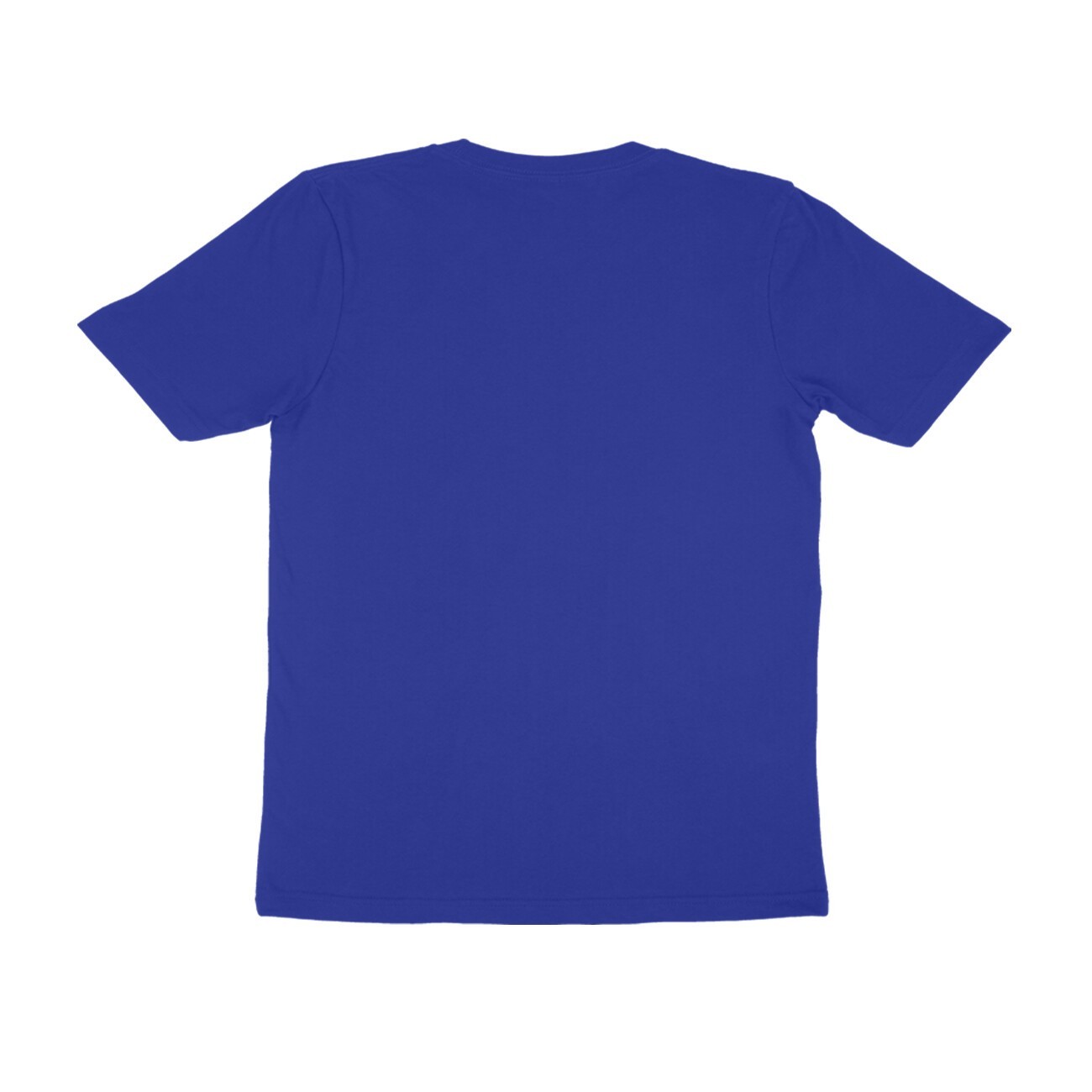 Round Neck Royal Blue Color Mix Size Half Sleeve Casual Wear T shirt For Men