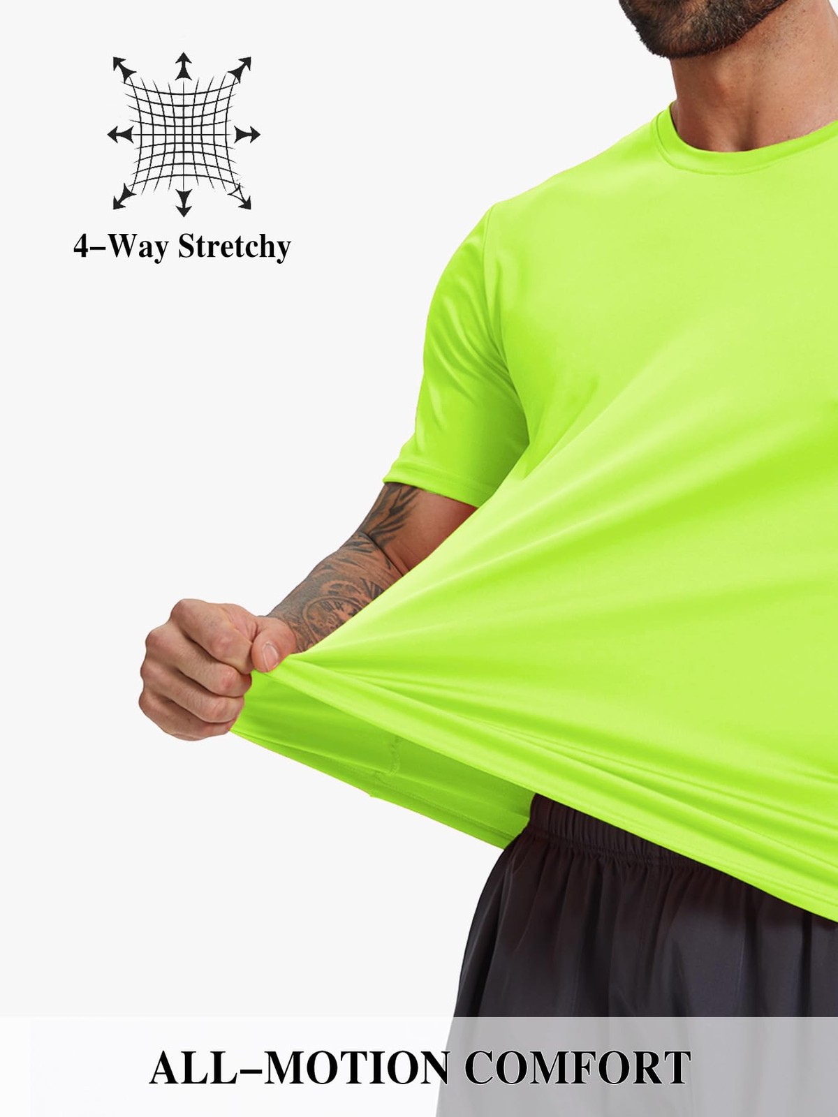 Men’s Performance Outdoor Shirt UV Blocking Rash Guards Quick Dry Lightweight…