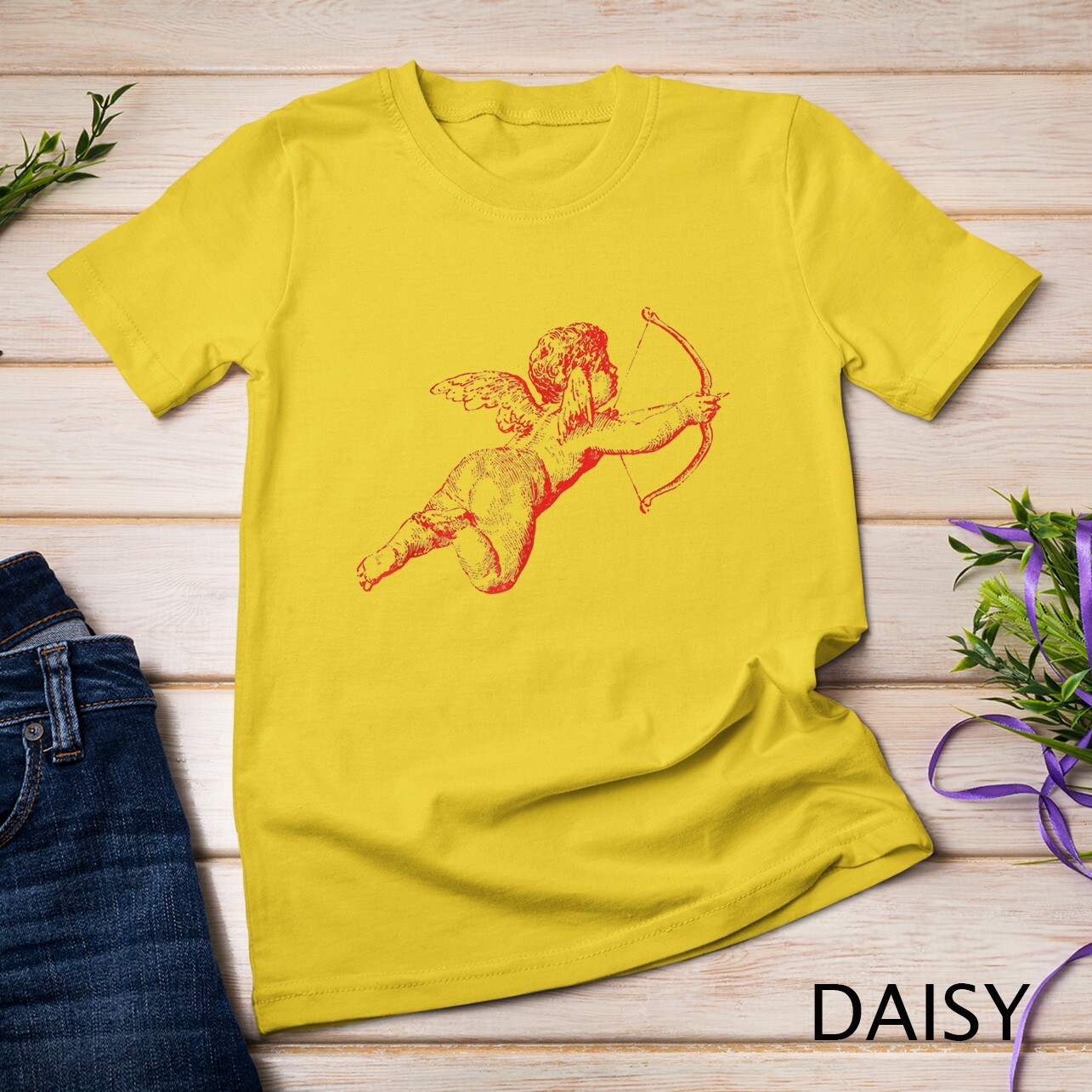 Cherub Angel Cupid Vintage Aesthetic Unisex T-shirt
