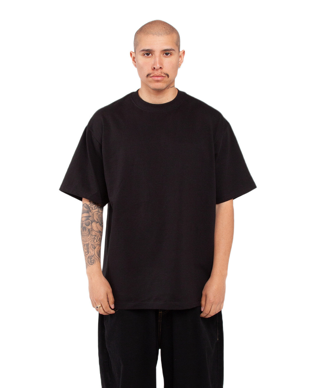 Pack Of 10 Shaka Wear SHMHSS Adult Max Heavyweight Stylish Plain T-Shirt