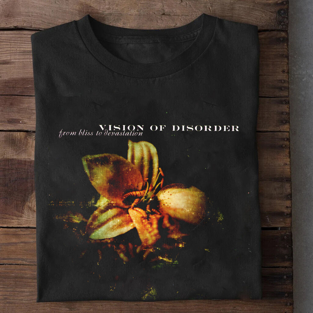 NEW Popular Vision Of Disorder Band Album Black All Size S-5Xl Shirt AC1900