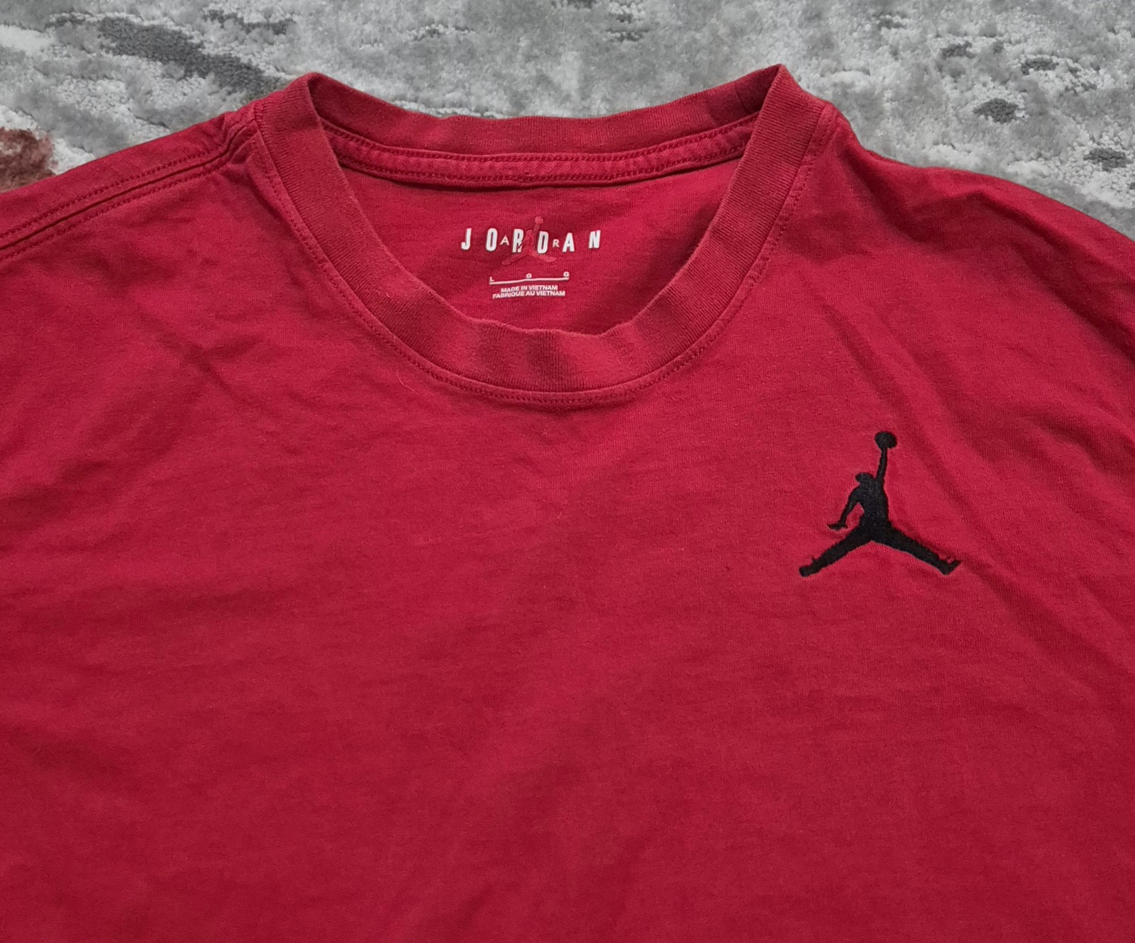Nike Jordan Air Jumpman T Shirt Short Sleeve Crew Sports Casual Mens Tee Sz L