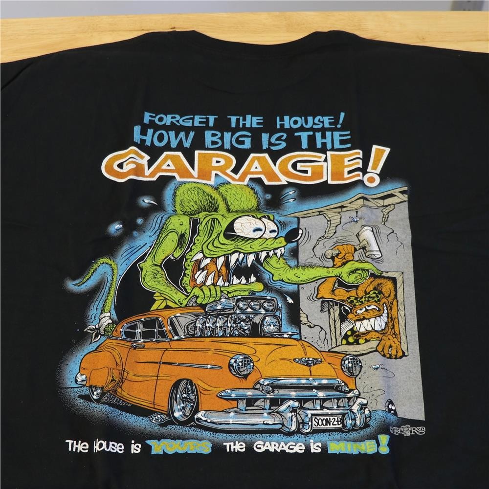 How Big is the Garage Rat Fink T-shirt