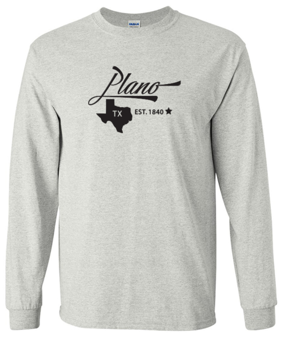 Plano Texas State T-Shirt Long Sleeve Graphic Tees Unisex Apparel Design