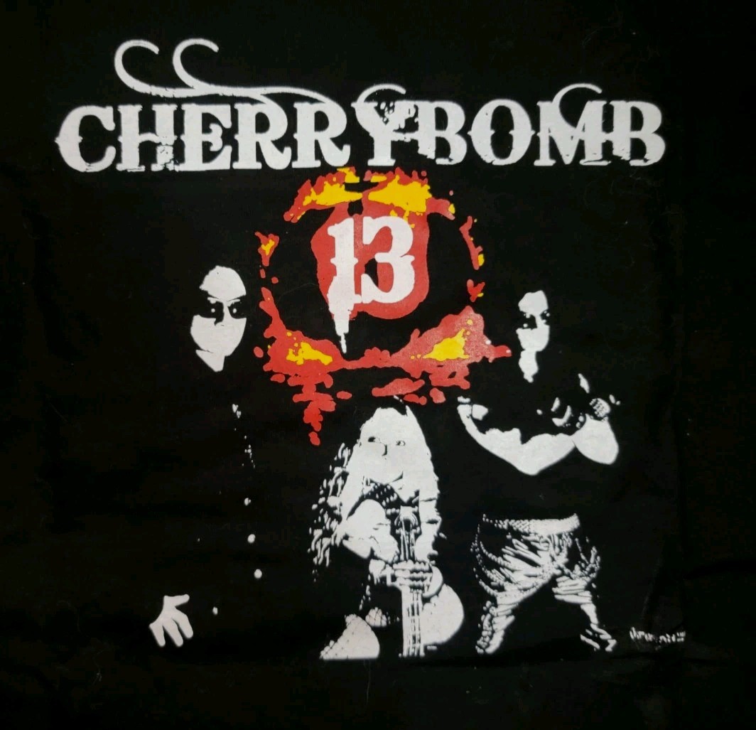Cherrybomb 13 Graphic Black Band Tees Varies Sizes
