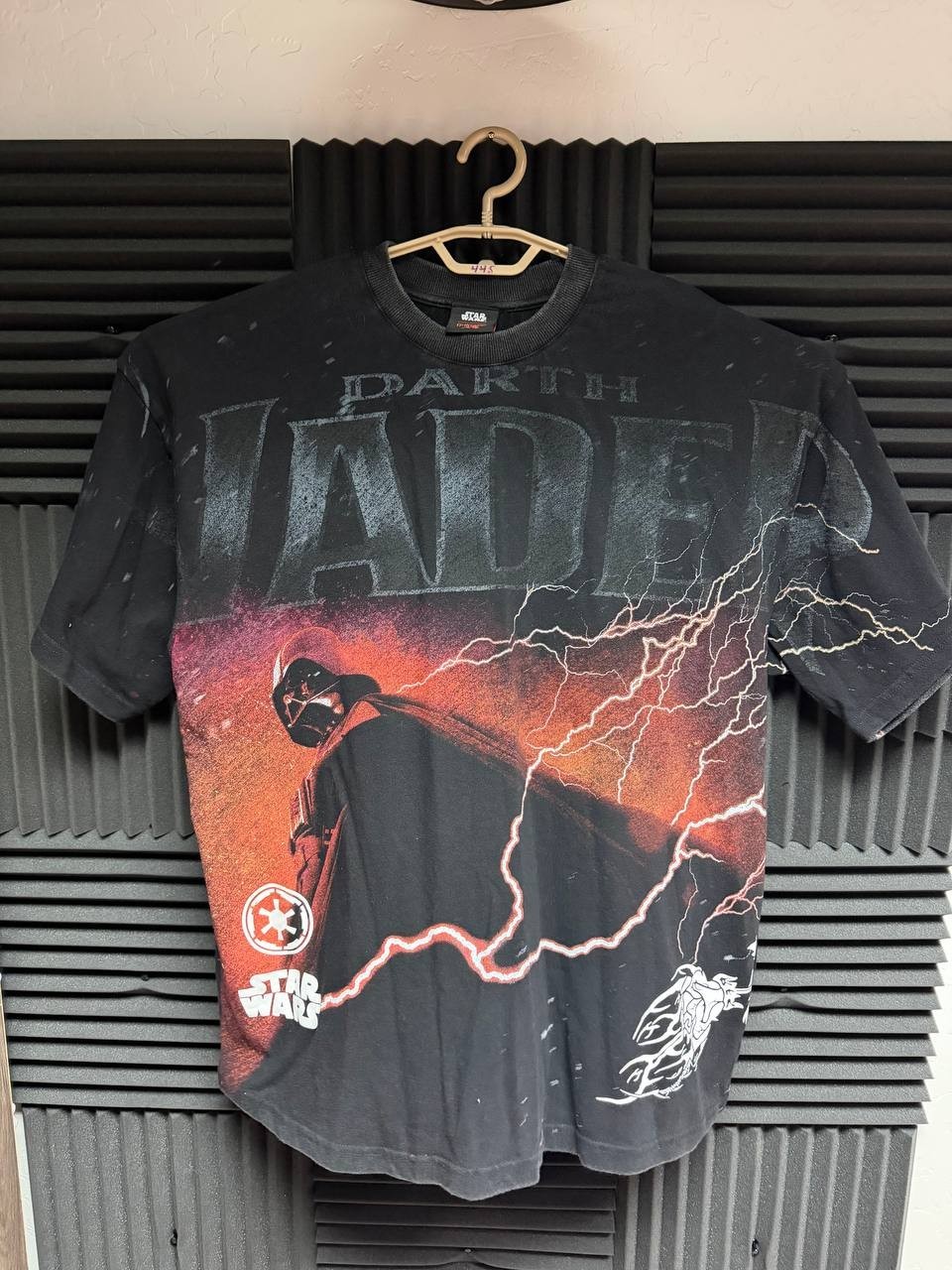🔥 2024 Civil Regime Star Wars Darth Vader All Over Print Tee Large Rare