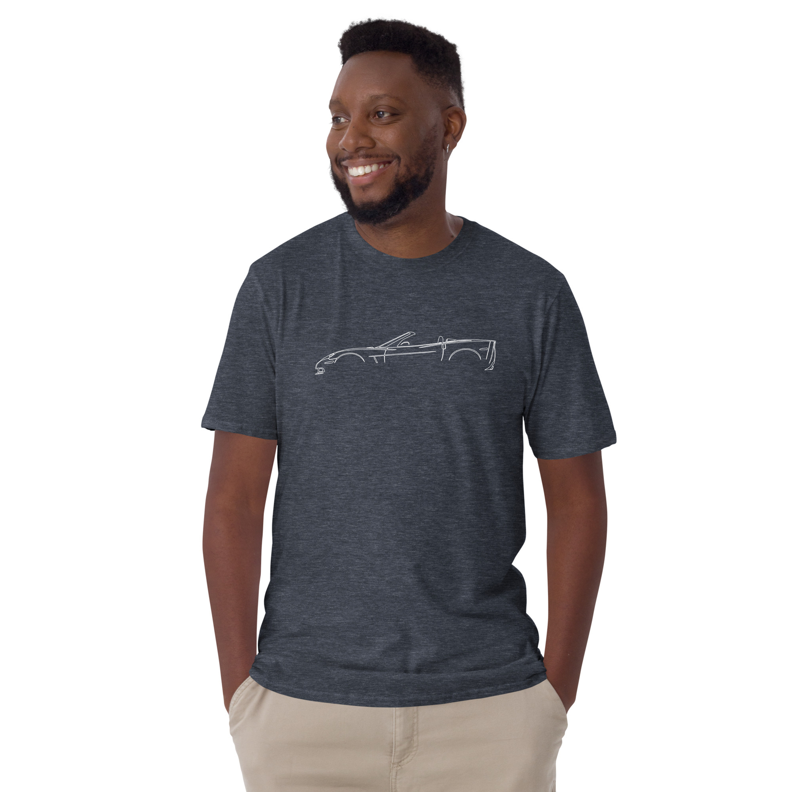 Softstyle T-Shirt For Chevrolet Corvette C6 Convertible Car Owners Birthday Gift