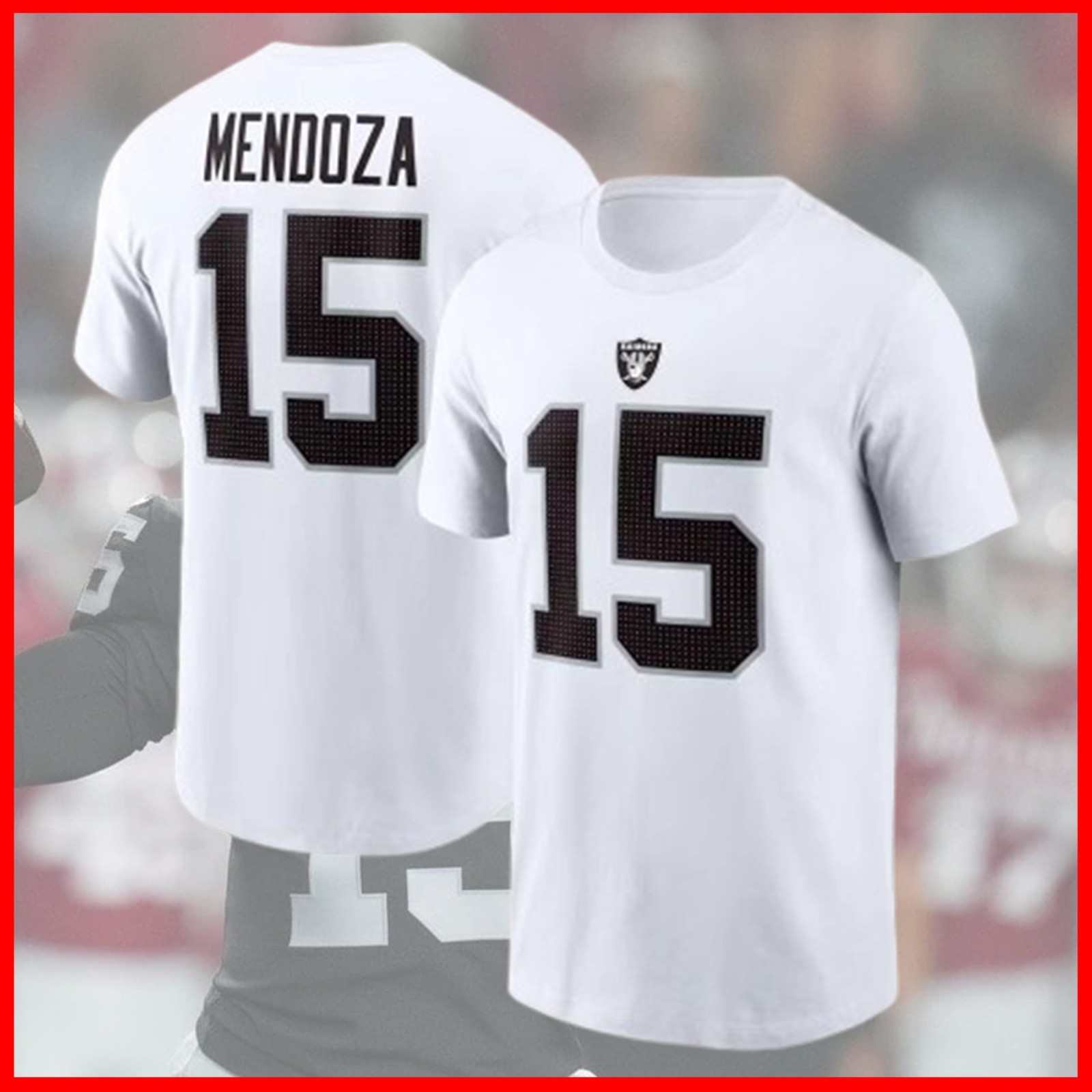 🔥 2026 Welcome Fernando Mendoza Las Vegas Team Name & Number Fanmade FASTSHIP