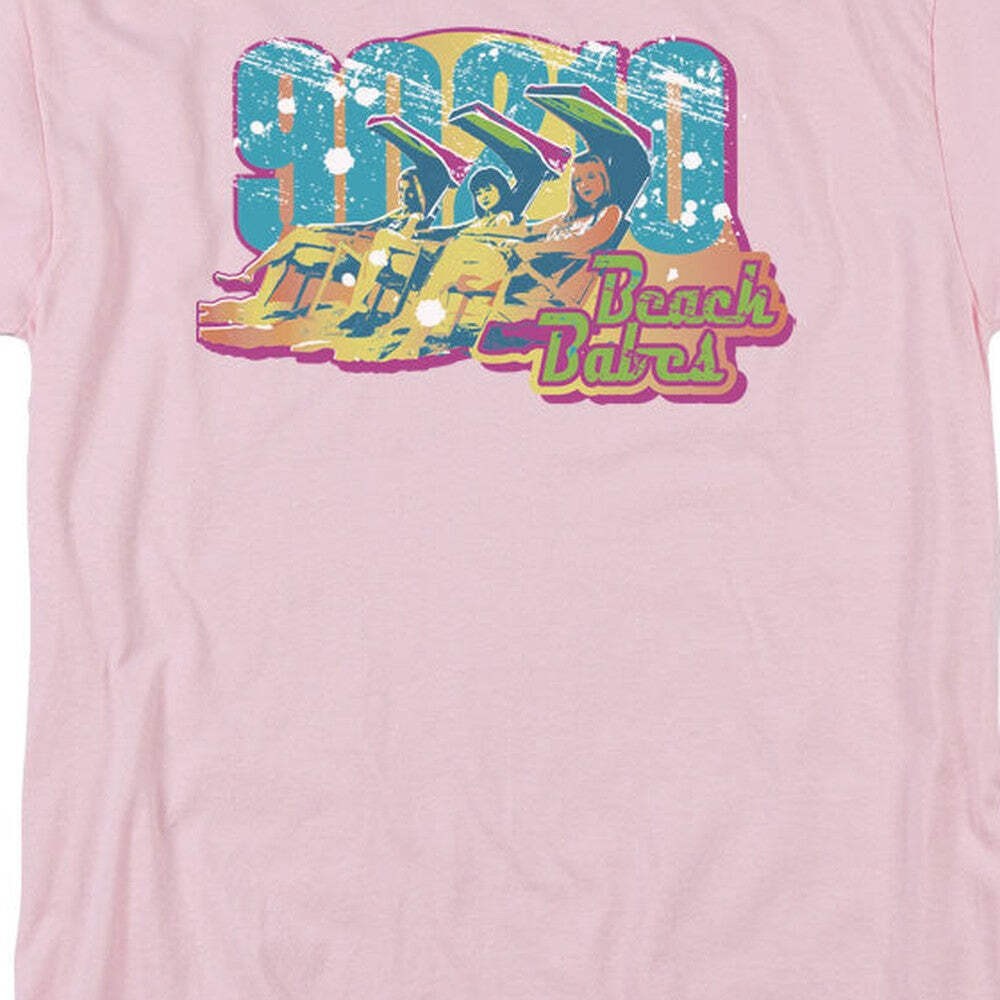 90210 Beach Babes Licensed Adult Unisex T-Shirt Regular Fit Tee MD-3X