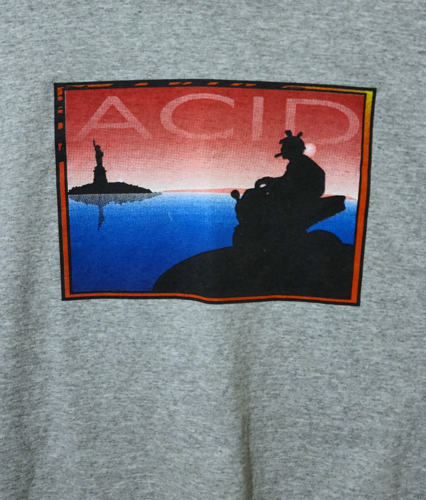 Vintage 1998 Acid Cigars Scott Chester OG Art Biker Statue of Liberty T-Shirt L