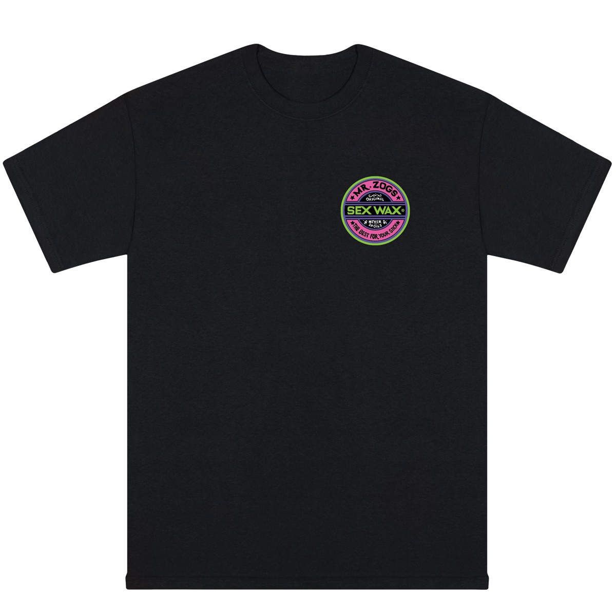 Sex Wax Fluoro Short Sleeve Tee – Men’s – Small / Black