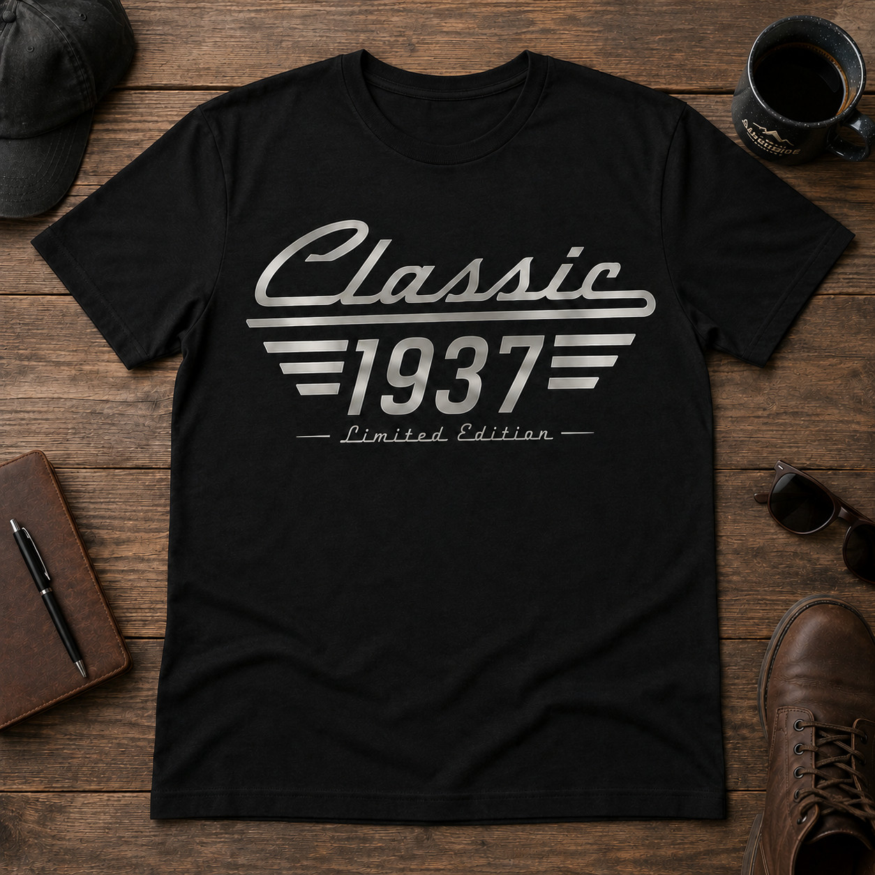 Classic 1937 Limited Edition Vintage Car 89th 90th 91th 92th 93th Birthday Mens