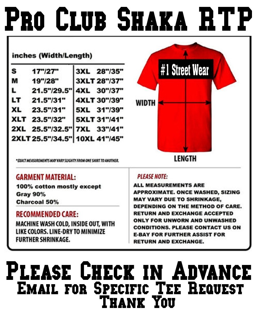 Pro Club Shakawear Fresh 2 the MAX Tee Shirt Sneaker T Streetwear Big Tall