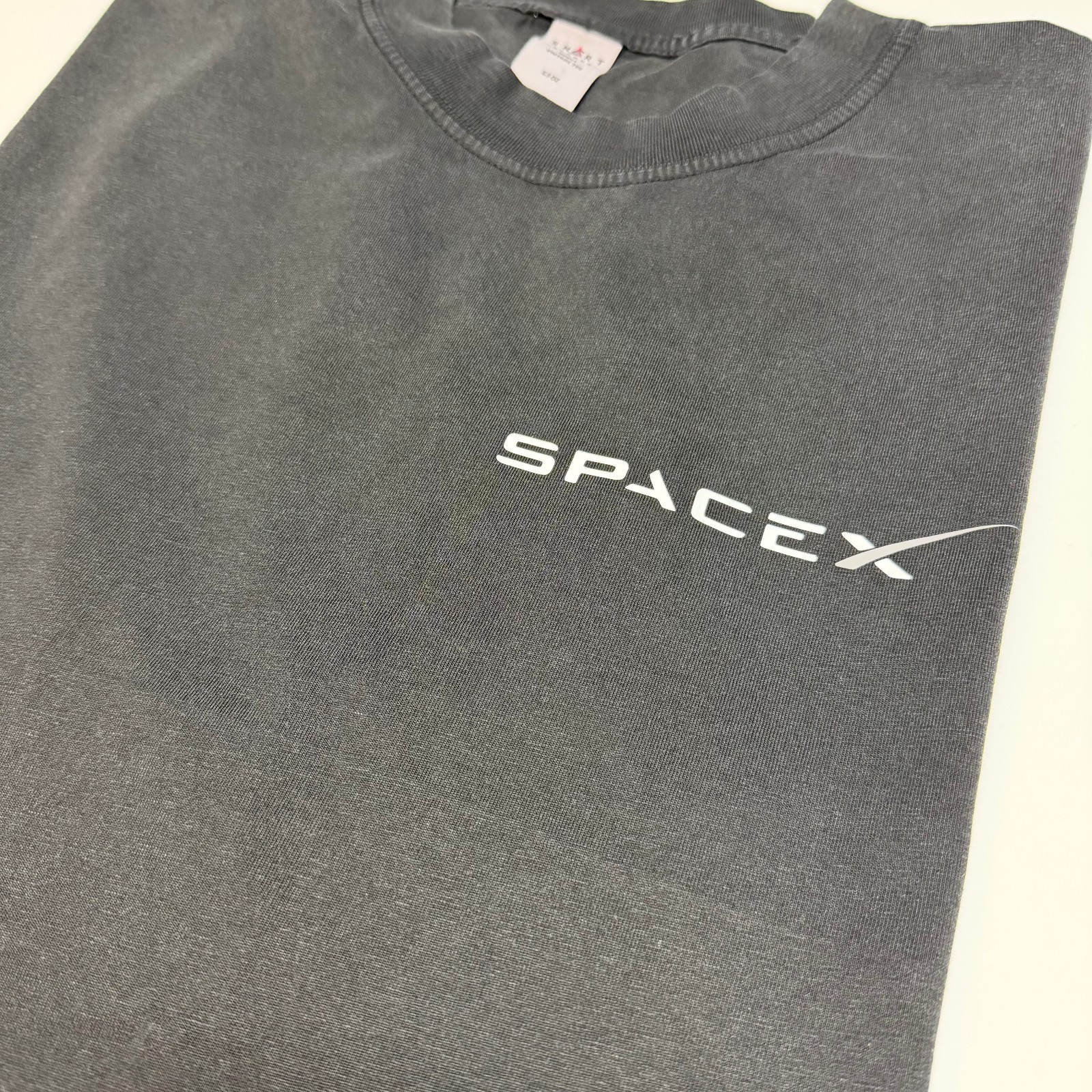 SpaceX Front & Back Print Vintage Premium Tee NASA Elon Musk Tesla Space X BFR