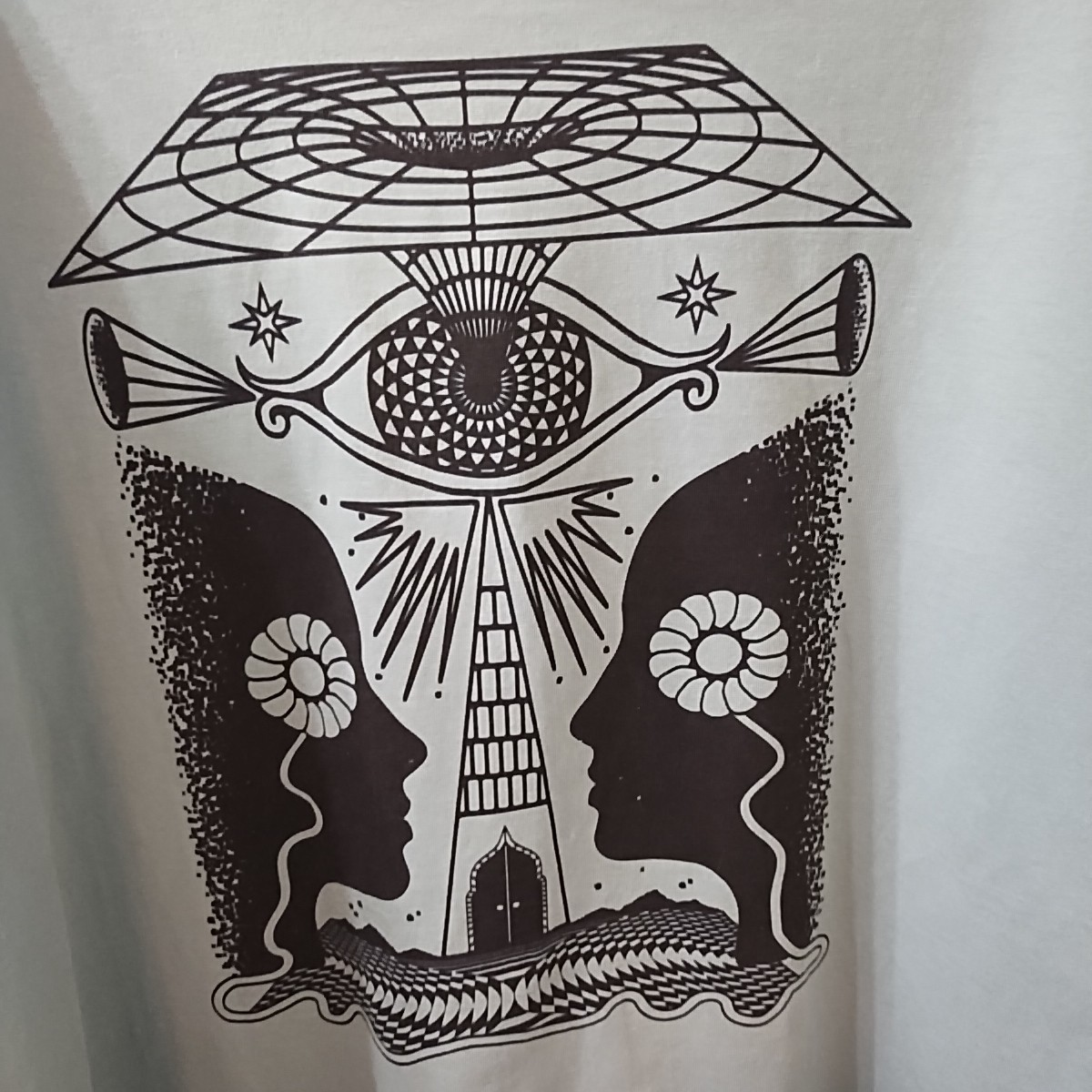 Awake Happy Illusion Of Seperateness Tee 100% Combed Cotton Unisex Size 2XL
