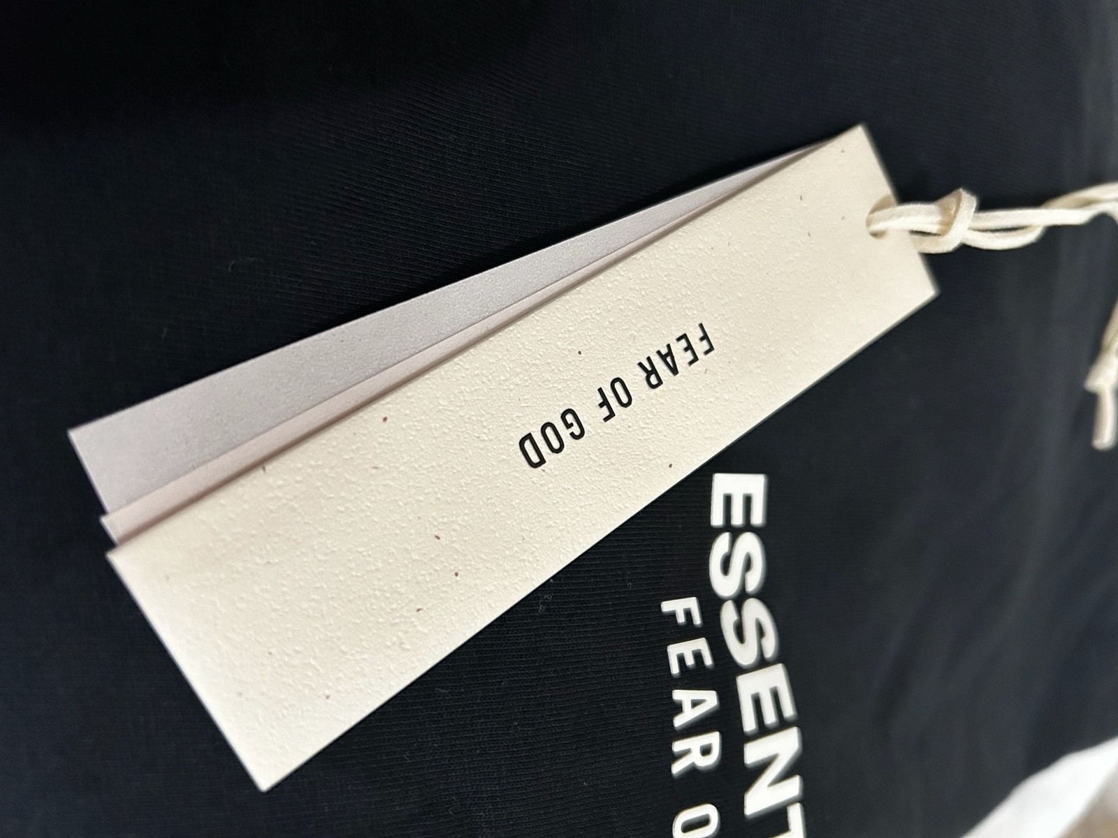 Fear of God Essentials Classic Short Sleeve Crewneck T-Shirt in Jet Black