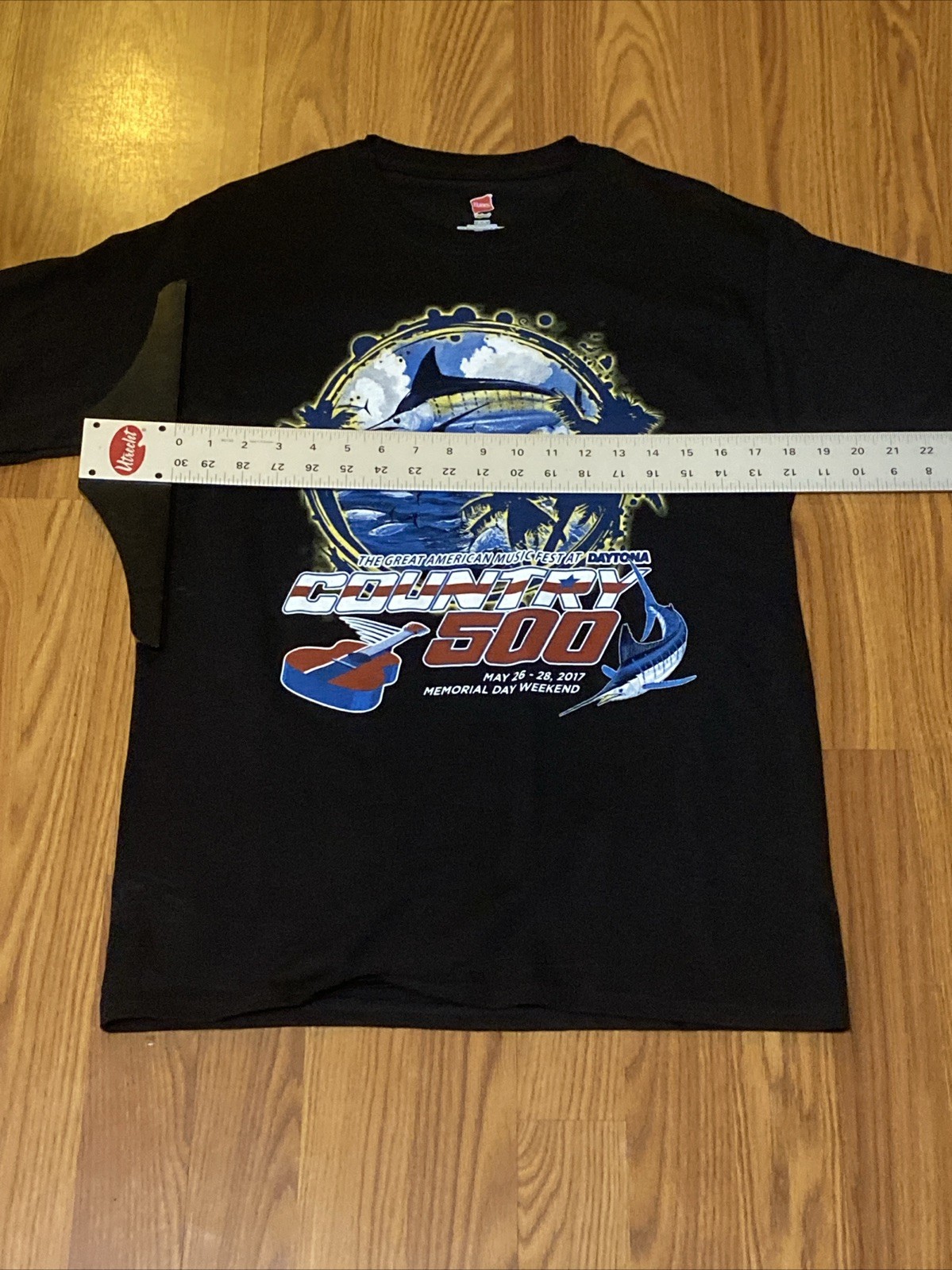 COUNTRY 500 MUSIC FESTIVAL 2017 T-SHIRT Size M concert Kid Rock Blake Shelton