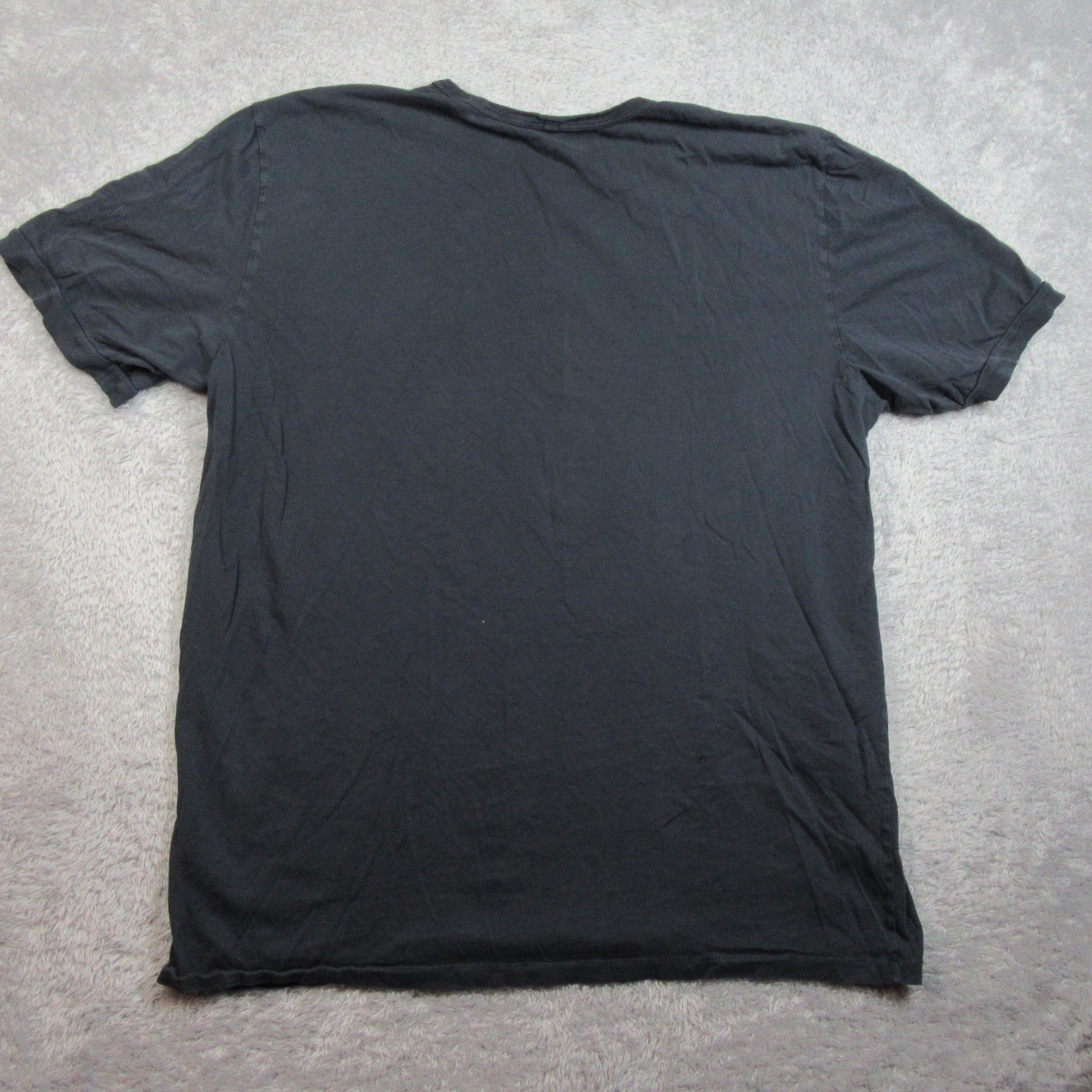 Outerknown Shirt Mens XL Black Pocket Tee Organic Pima Cotton Short Sleeve Crew