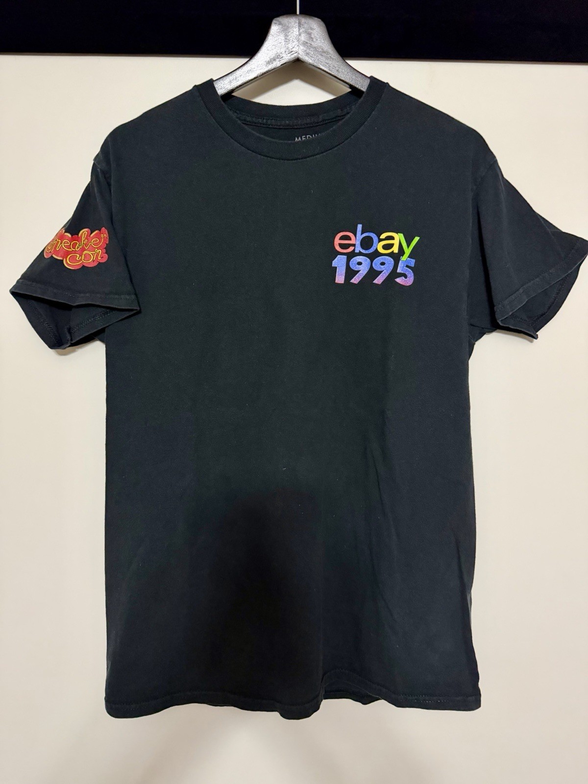 1995 Ebay T Shirt Black Medium Size M Limited Edition Rare Used vintage