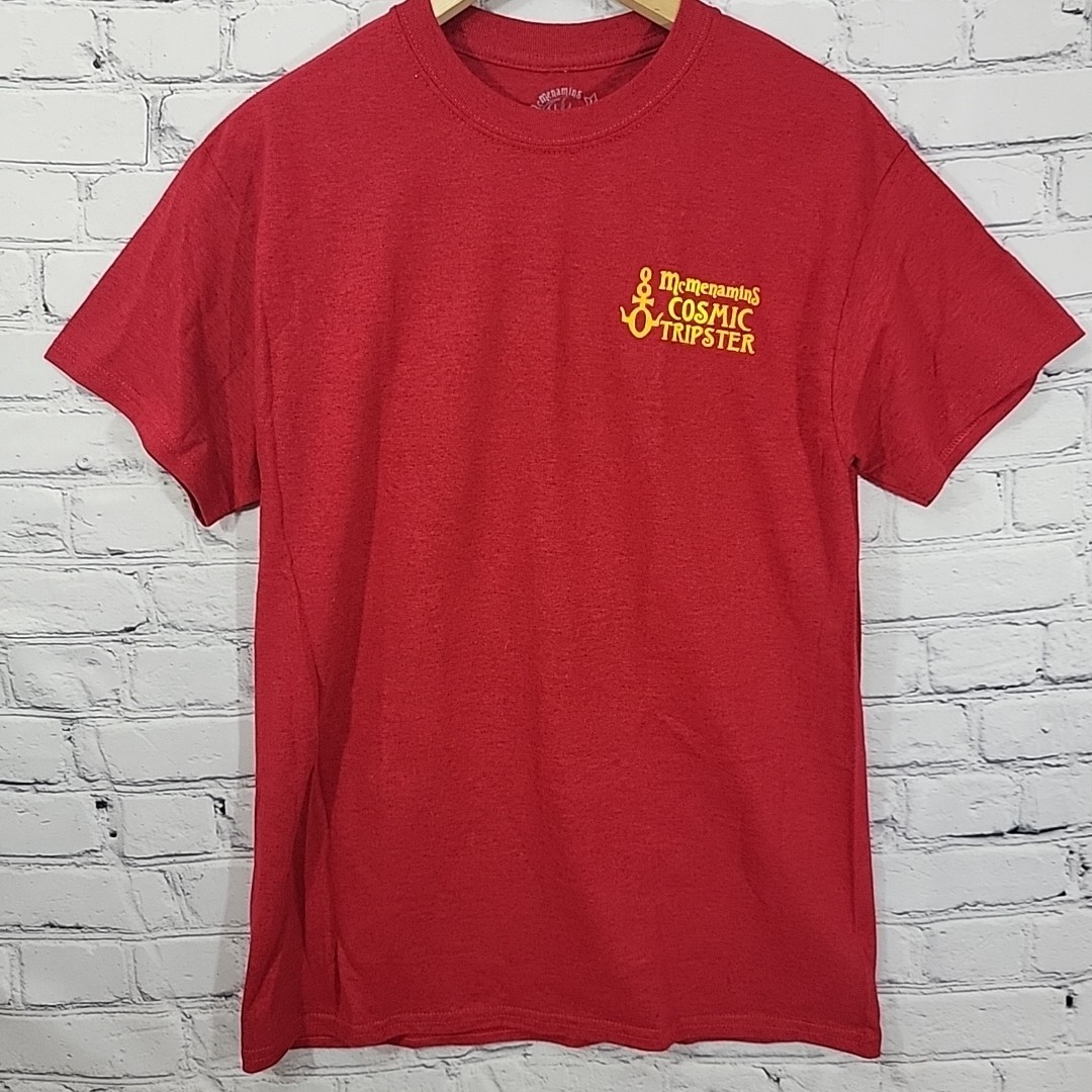 Mens T-Shirts Size M Lot Of 5 Red Black Short Sleeve Crew Neck Casual Basics