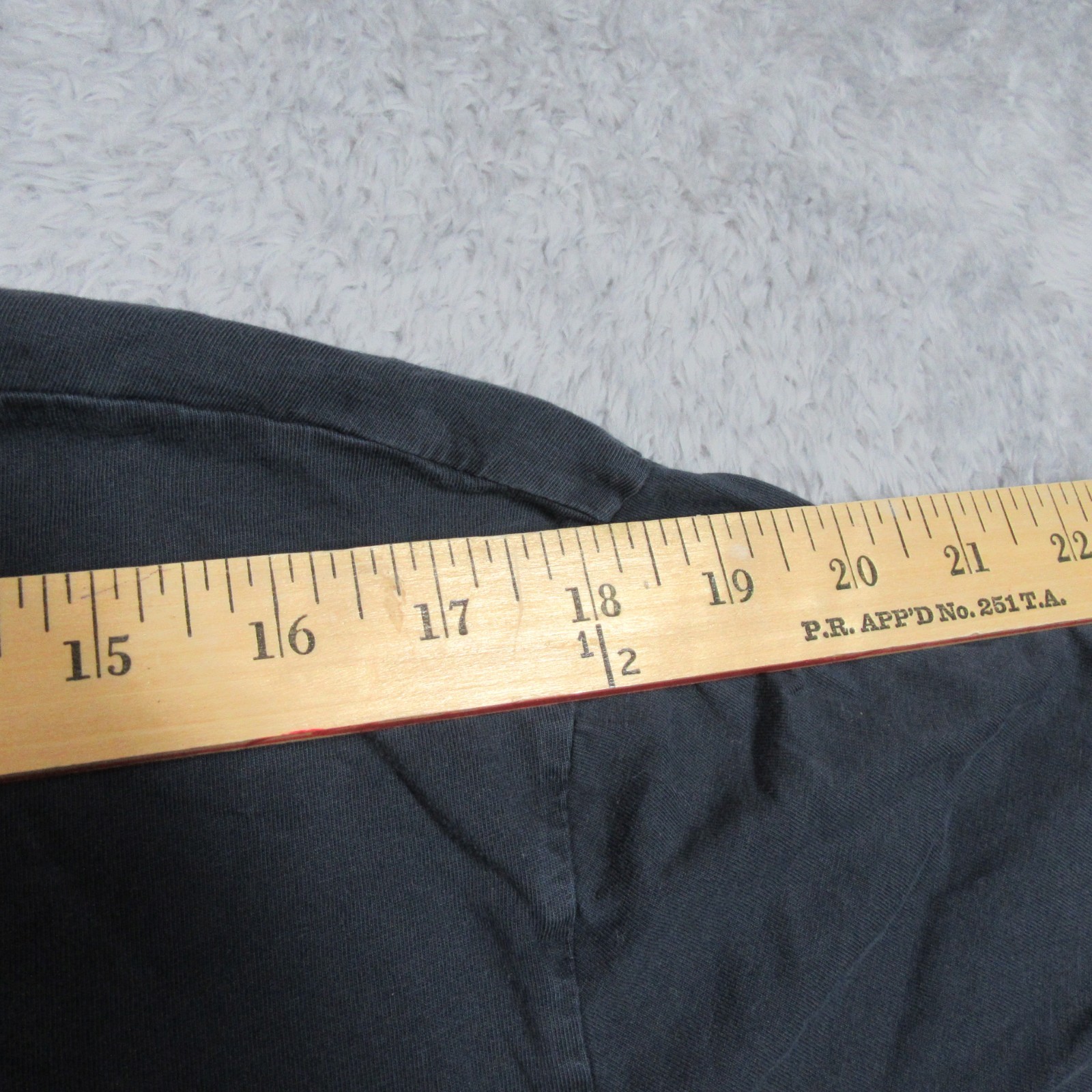 Outerknown Shirt Mens XL Black Pocket Tee Organic Pima Cotton Short Sleeve Crew