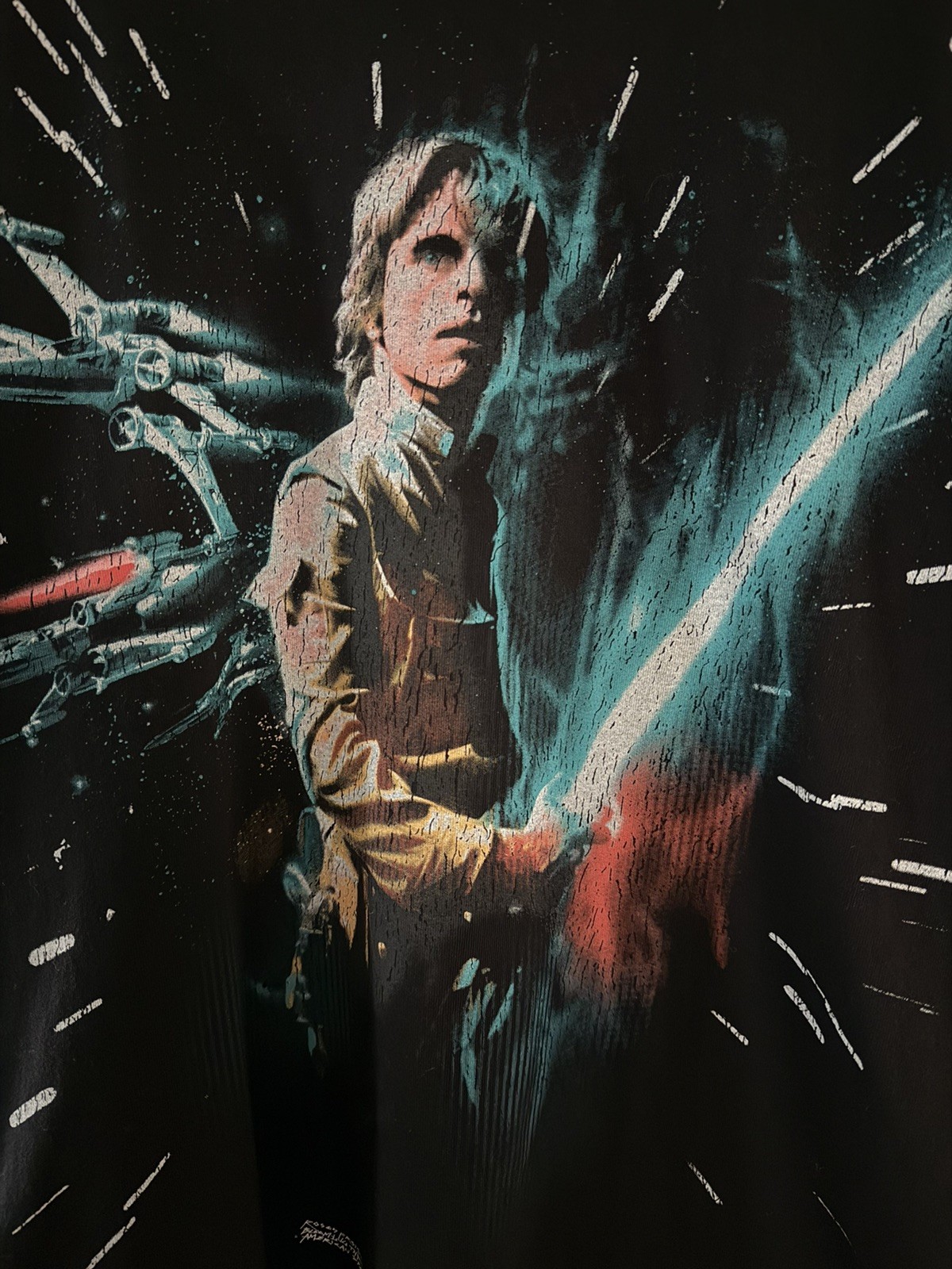 Civil Regime x Star Wars A New Hope Luke Skywalker Oversized T-Shirt M Medium
