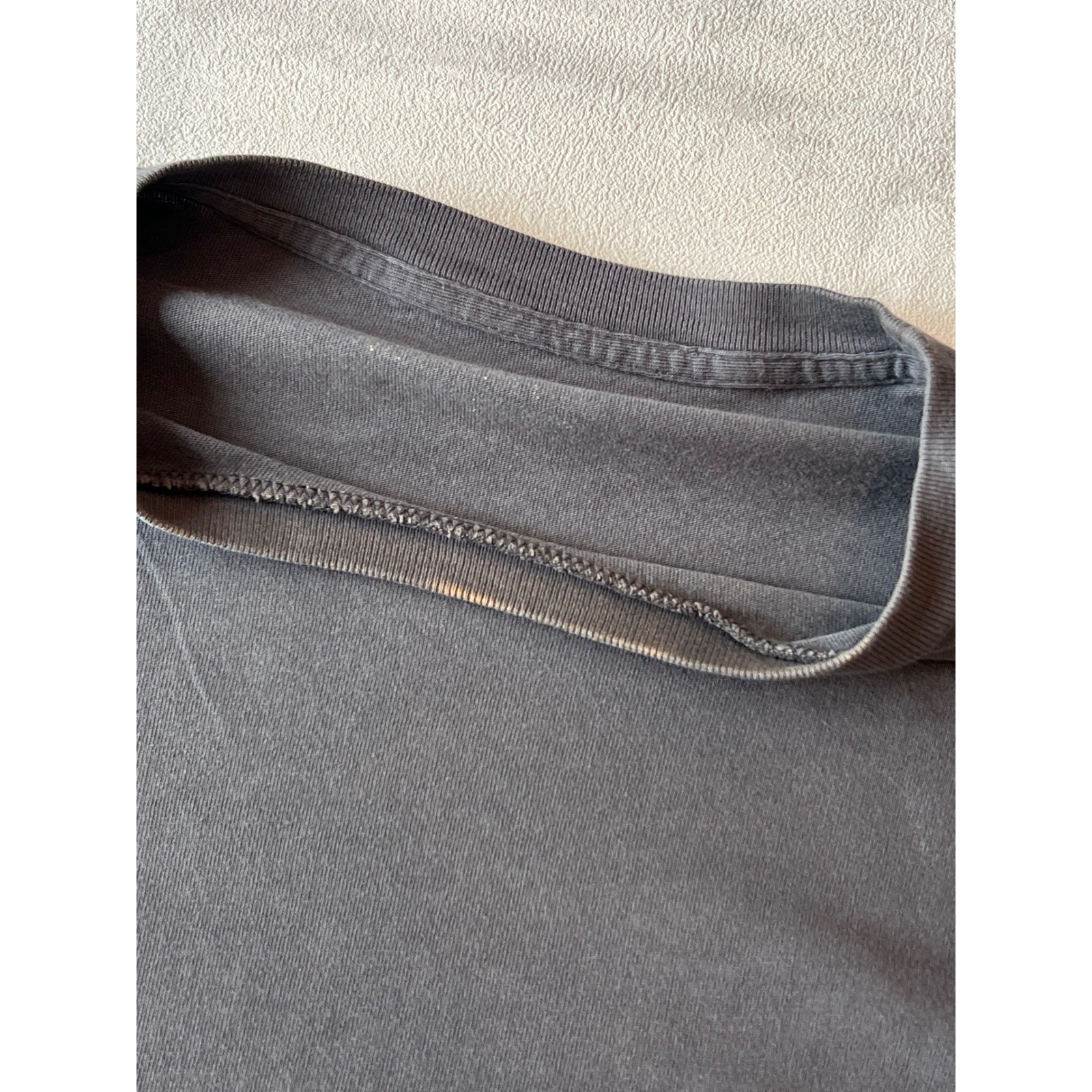 Vineyard Vines Mens Long Sleeve Pocket T-Shirt Gray Graphic Cotton XL fisherman