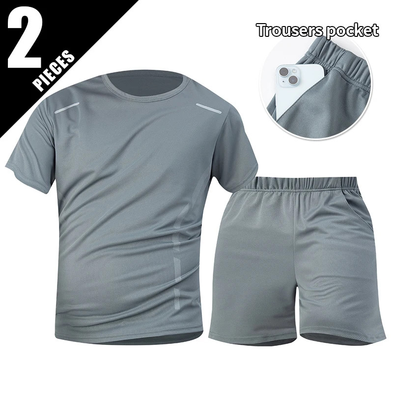 1/2Pcs Men’s Summer Solid Color Mix And Match Short-sleeved Young Men’s Loose