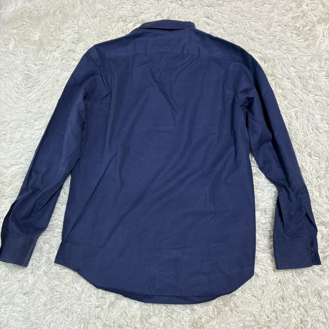 Paul Smith Navy Cotton Long Sleeve Shirt Casual Formal Japan For 14+