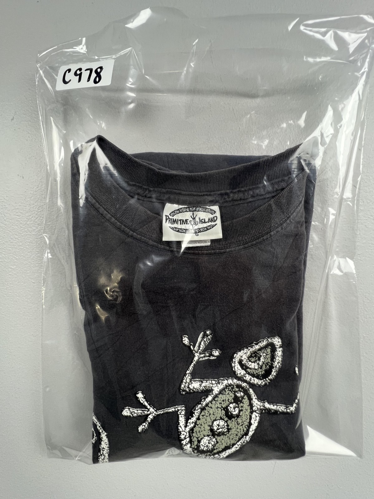 Primitive Island Shirt Mens Large Black Puerto Plata Lizard Graphic Tee Souvenir