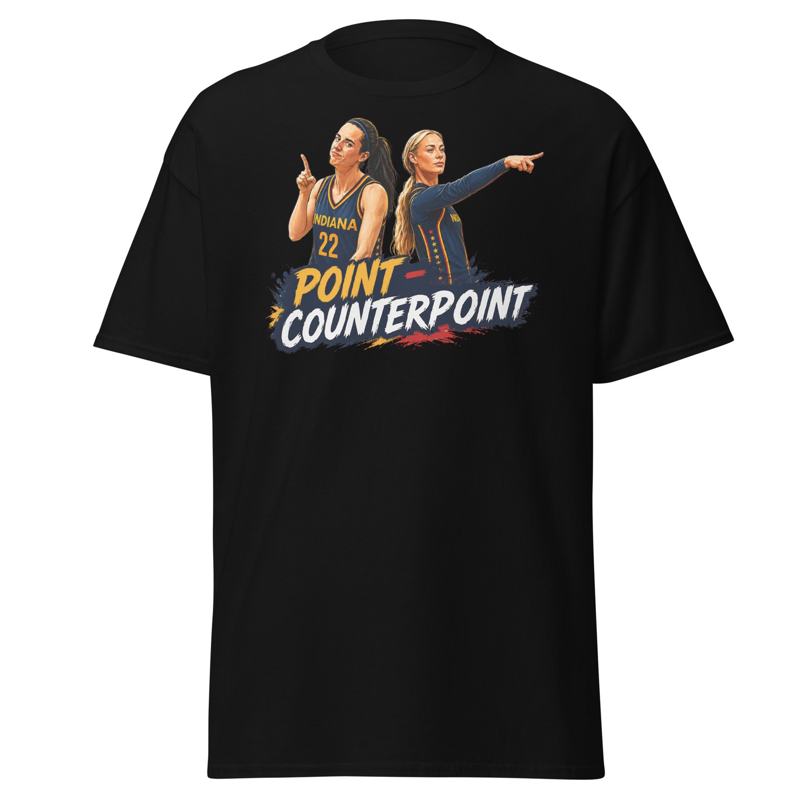 Sophie Cunningham Shirt Caitlin Point Counterpoint Indiana Basketball Tee