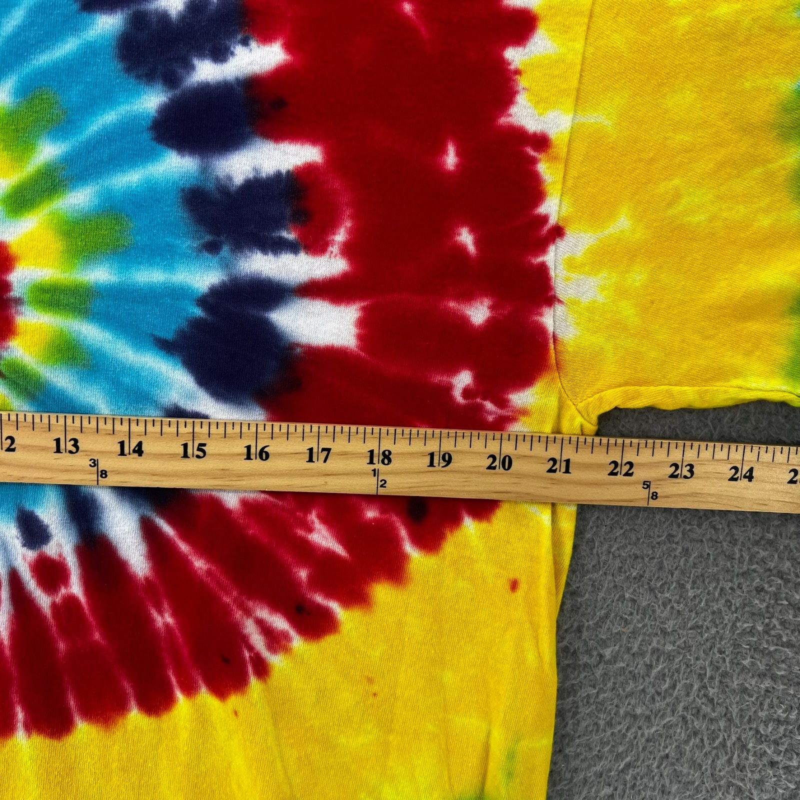 FREEZE Brand Tie Dye T-Shirt Adult Large Multi-Color Spiral Swirl Boho Grunge
