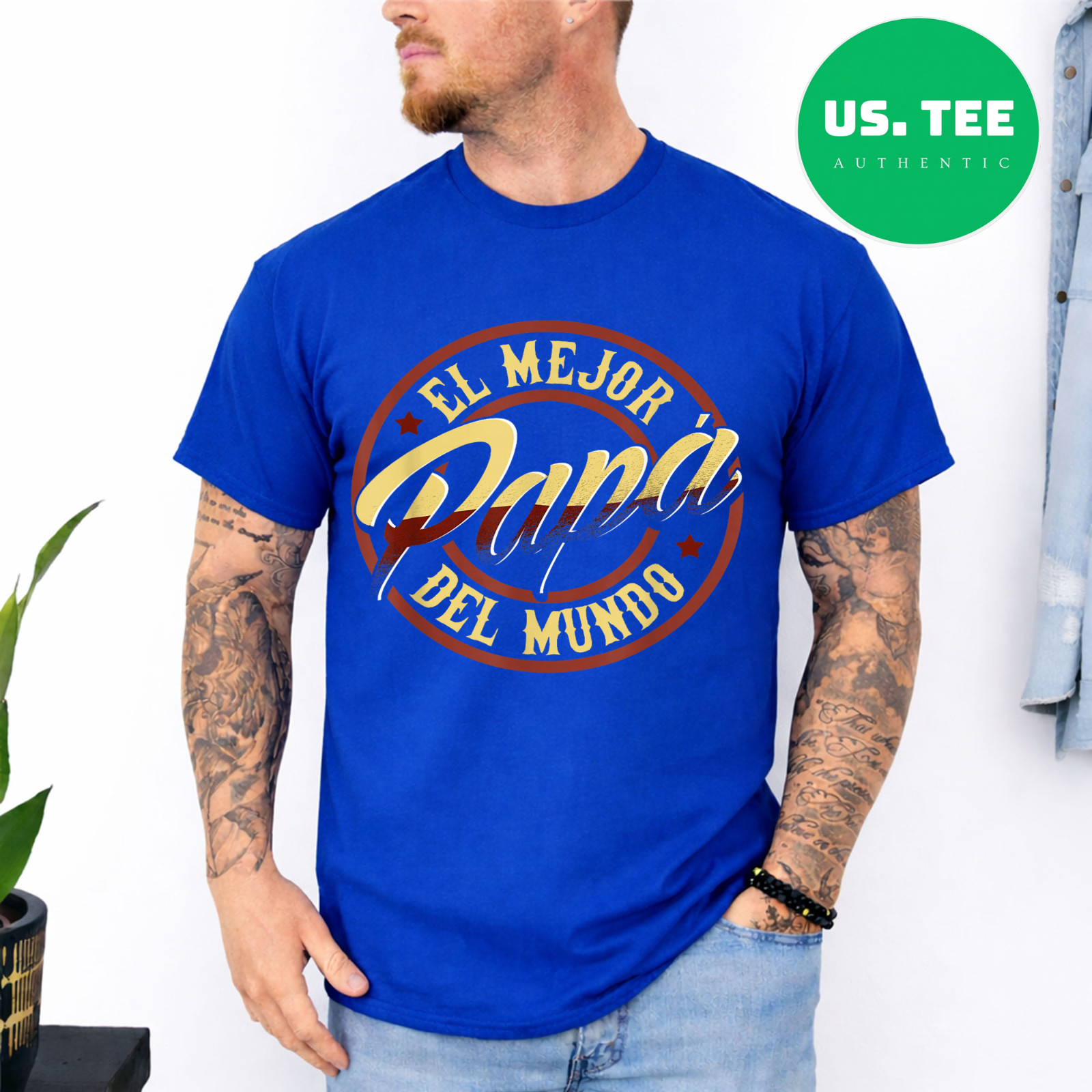 Fathers Day T-Shirts in Spanish El Mejor Papa del Mundo T-Shirt