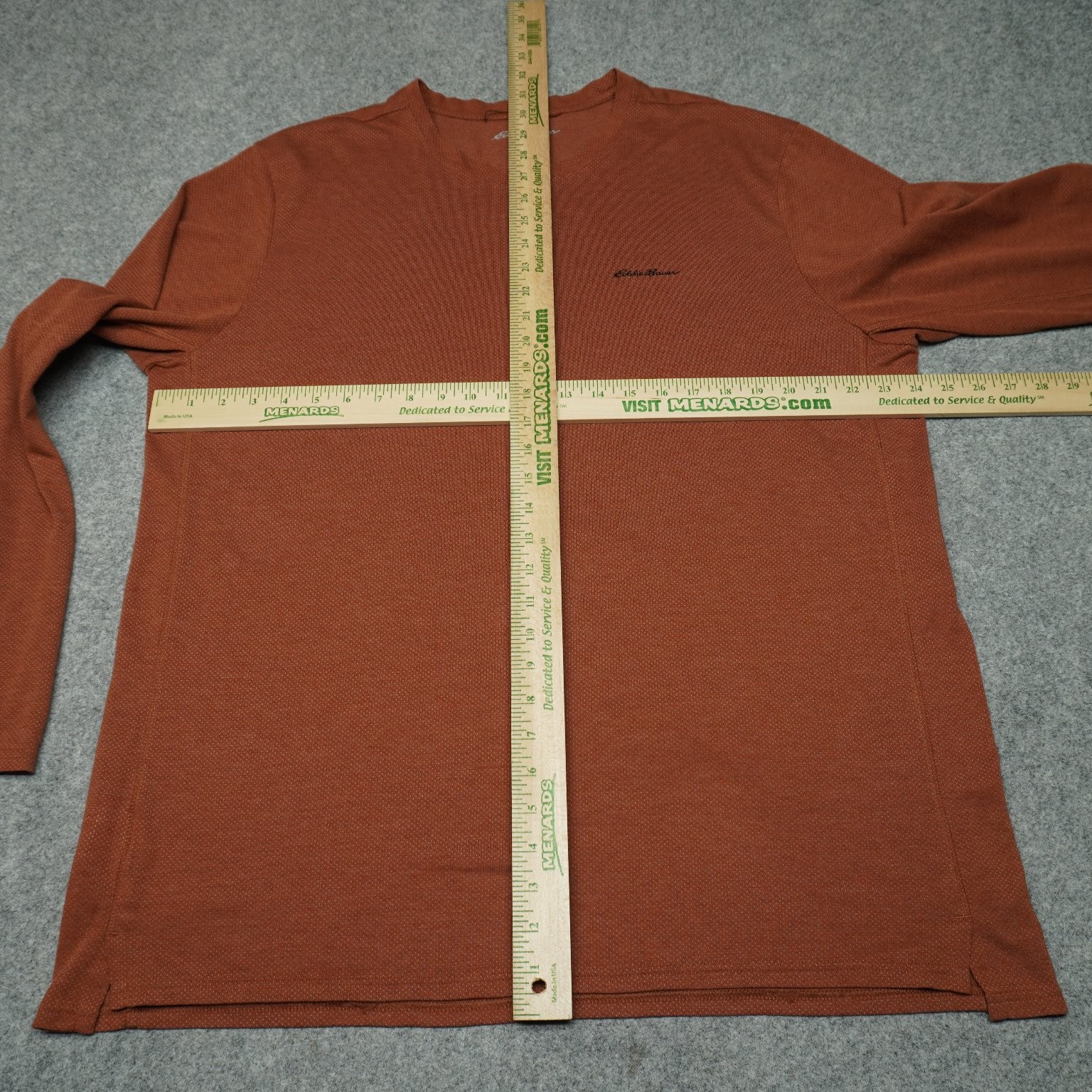 Eddie Bauer T-Shirt Men’s Rust TXL Cotton Polyester Rayon Crew Neck
