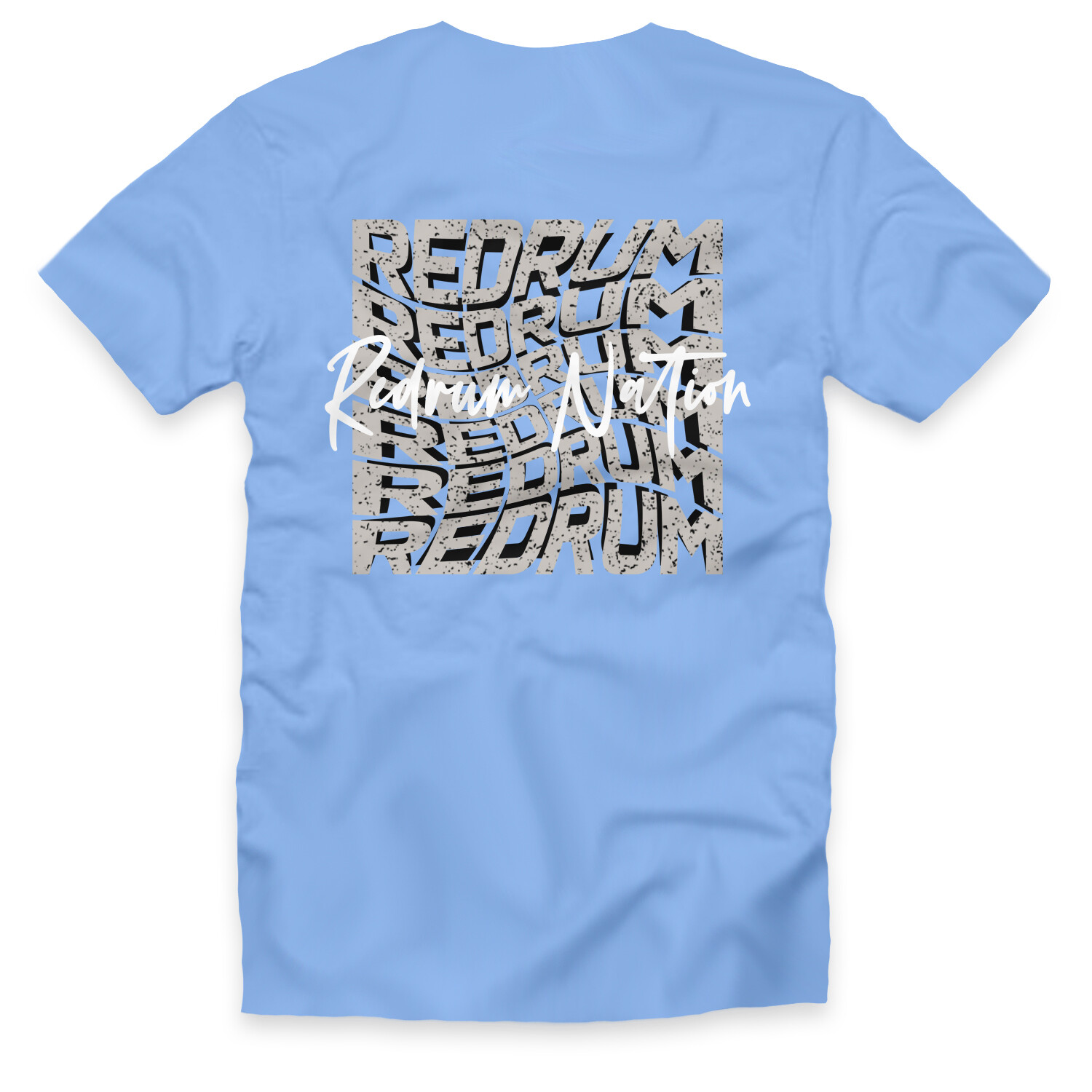 Powder Blue 4 Redrum Nation v9 T-Shirt