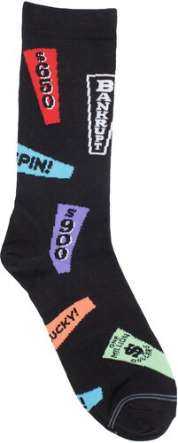 Perri’s – Wheel of Fortune – Knit In – Crew Socks [New ] Socks