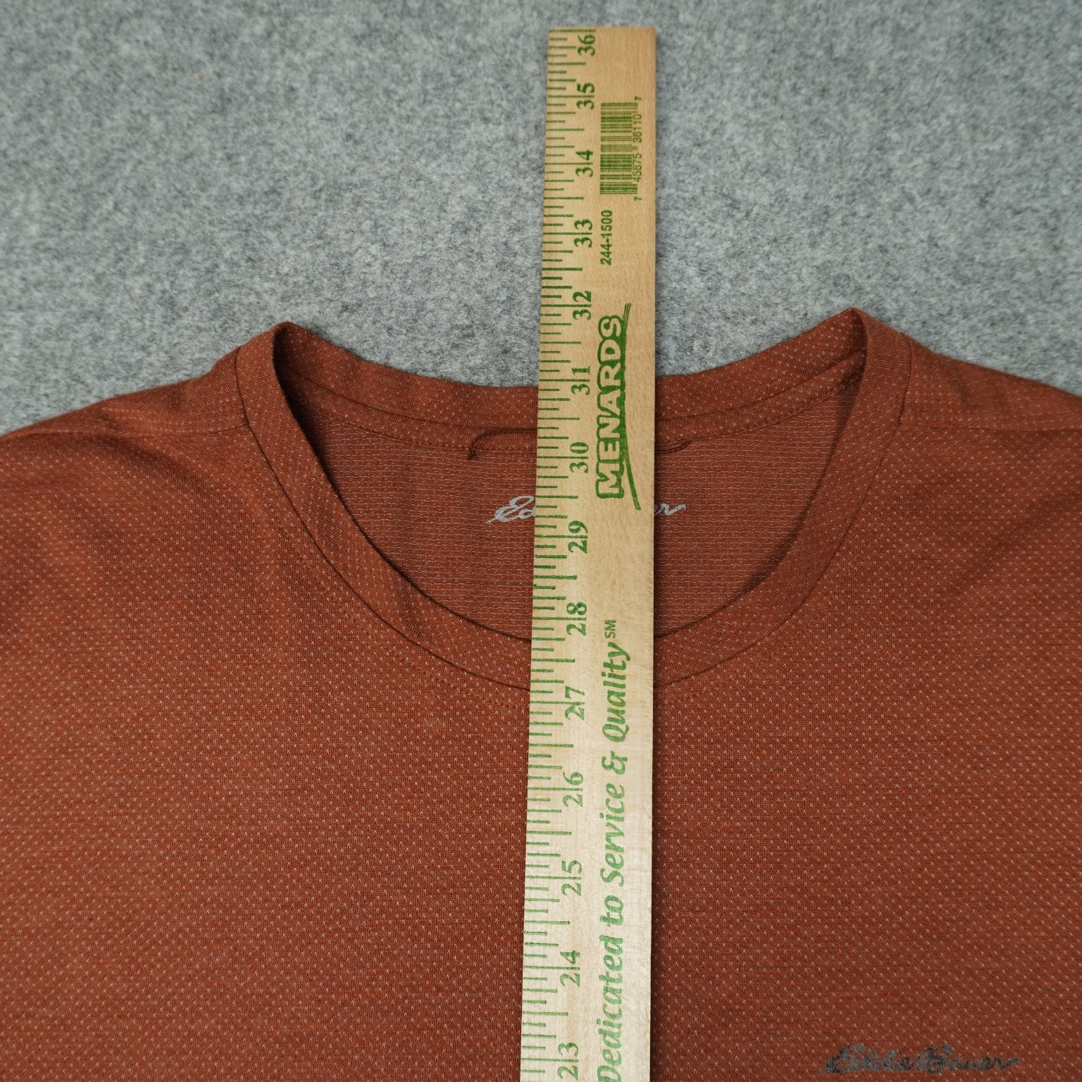 Eddie Bauer T-Shirt Men’s Rust TXL Cotton Polyester Rayon Crew Neck