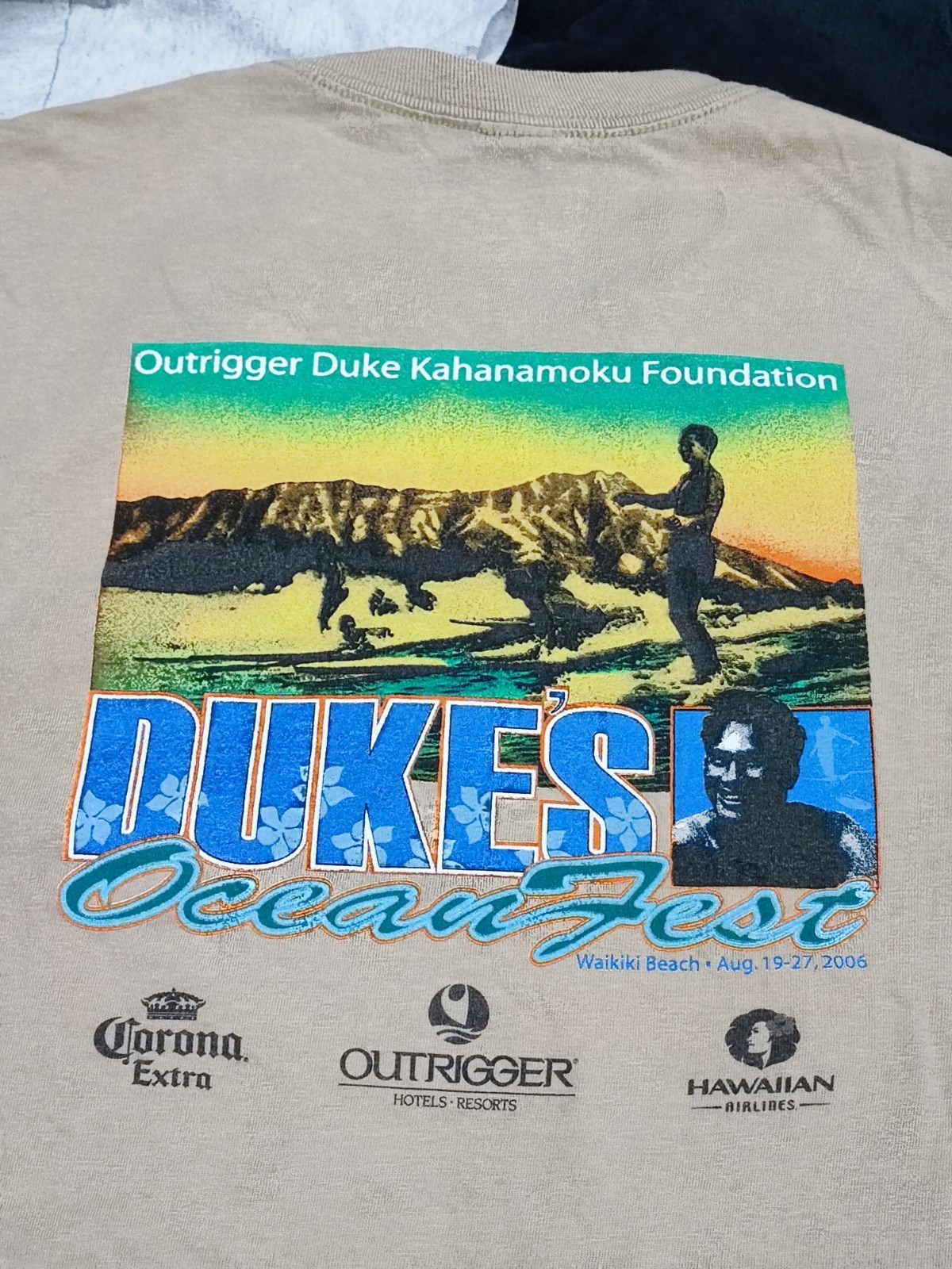 Vintage Y2K DUKES Oceanfest 2006 Duke kahanamoku T-shirt Size M Hanes beefy-t