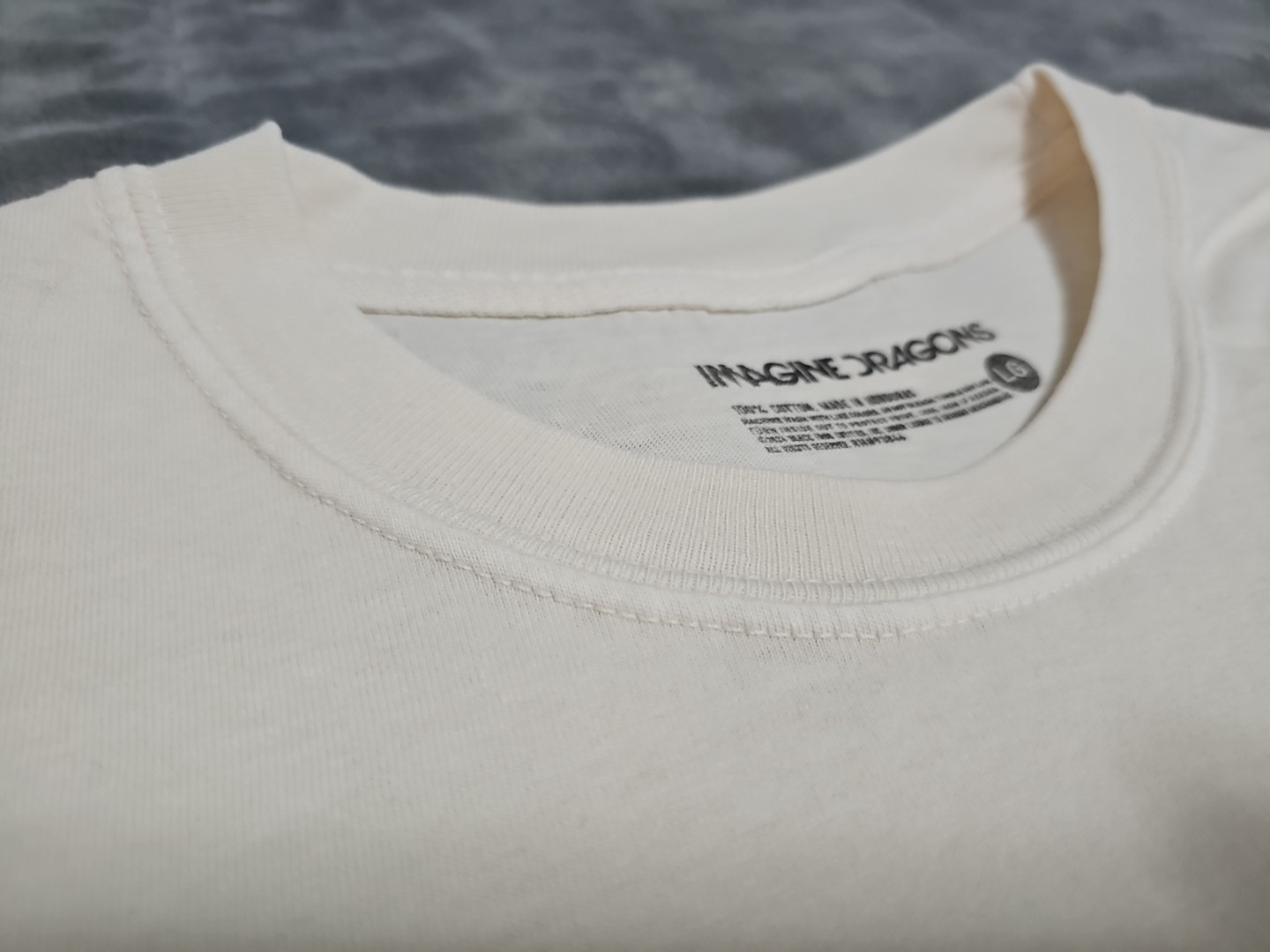 Imagine Dragons Loom Alt Merch Studio Album Unisex Ivory TShirt SZ Large