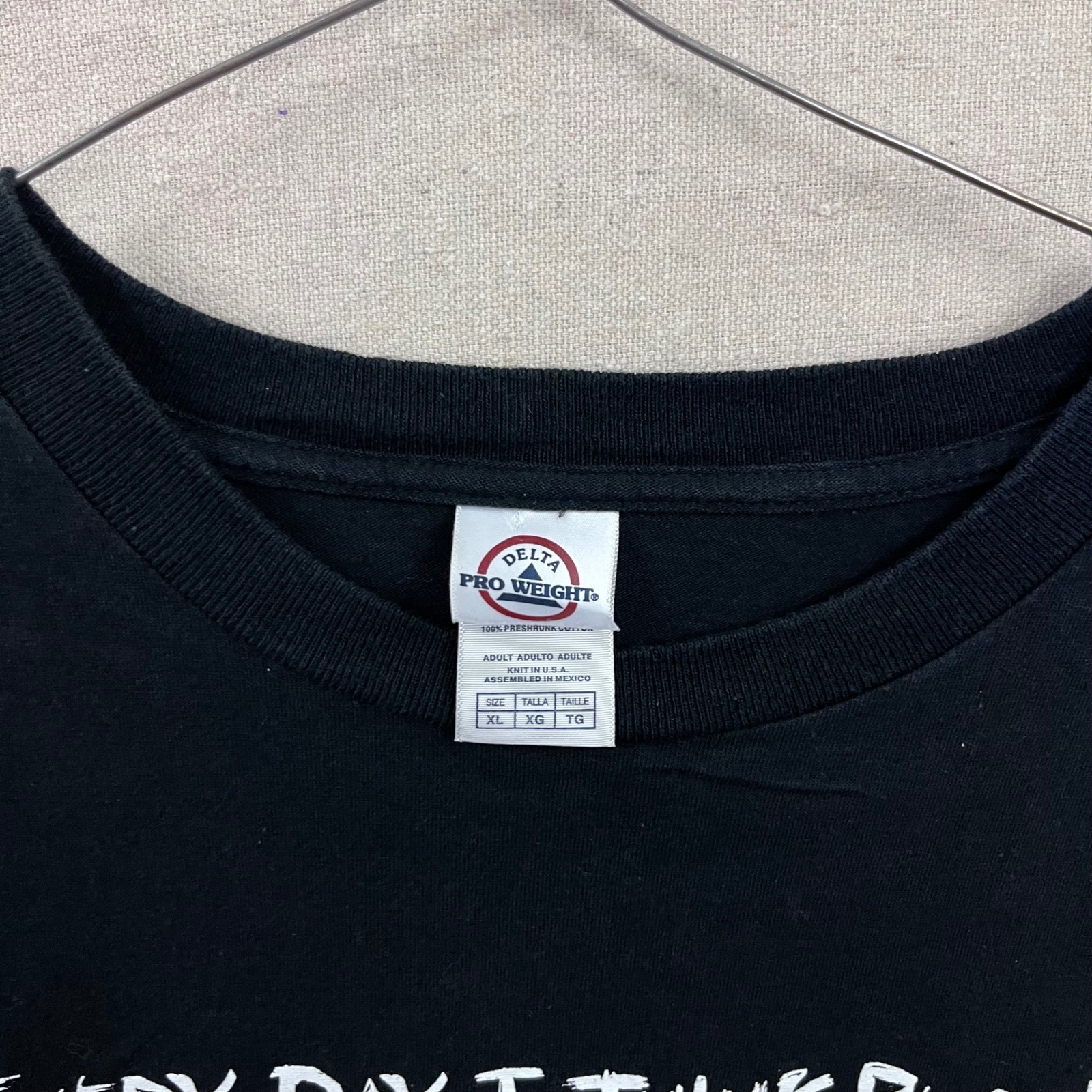Delta Pro Weight Graphic Tee Mens XL Black Sarcastic Quote Short Sleeve Shirt