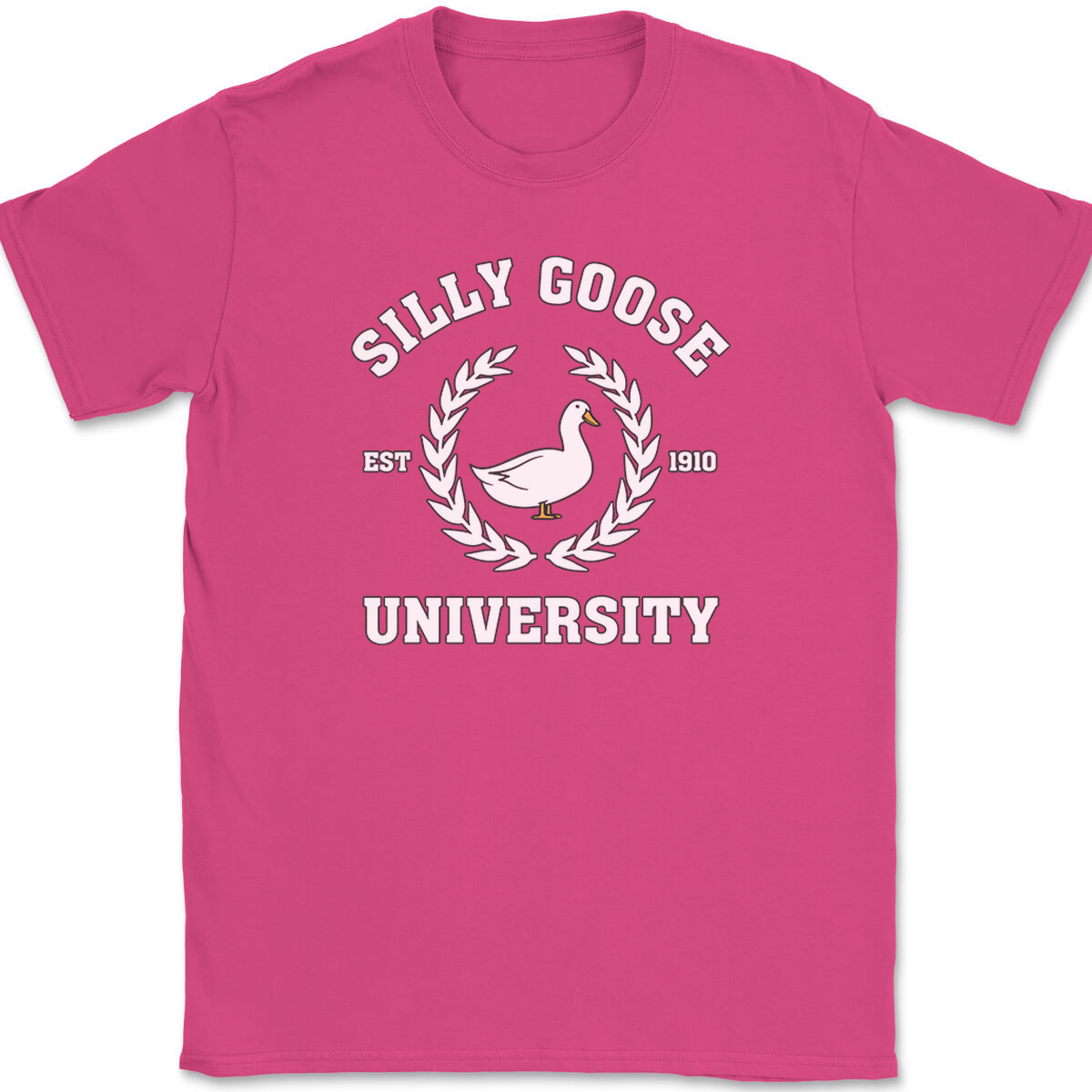 Silly Goose University T-Shirt Tee Funny Cute Humor Novelty Gift