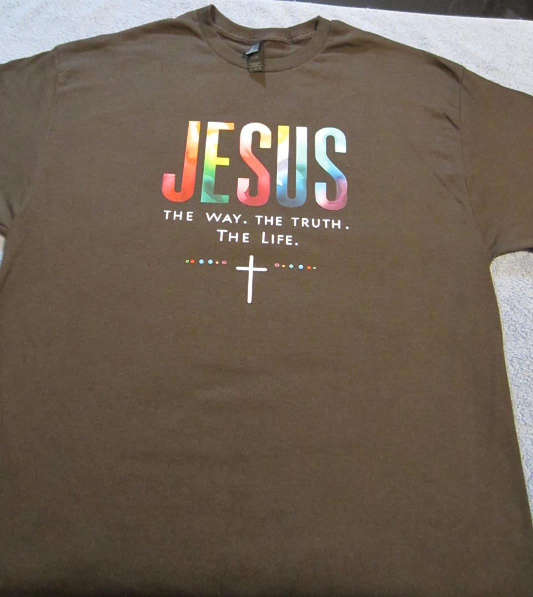 CUSTOM DTF PRINTED T SHIRT (SIZES MED / LG / XL)