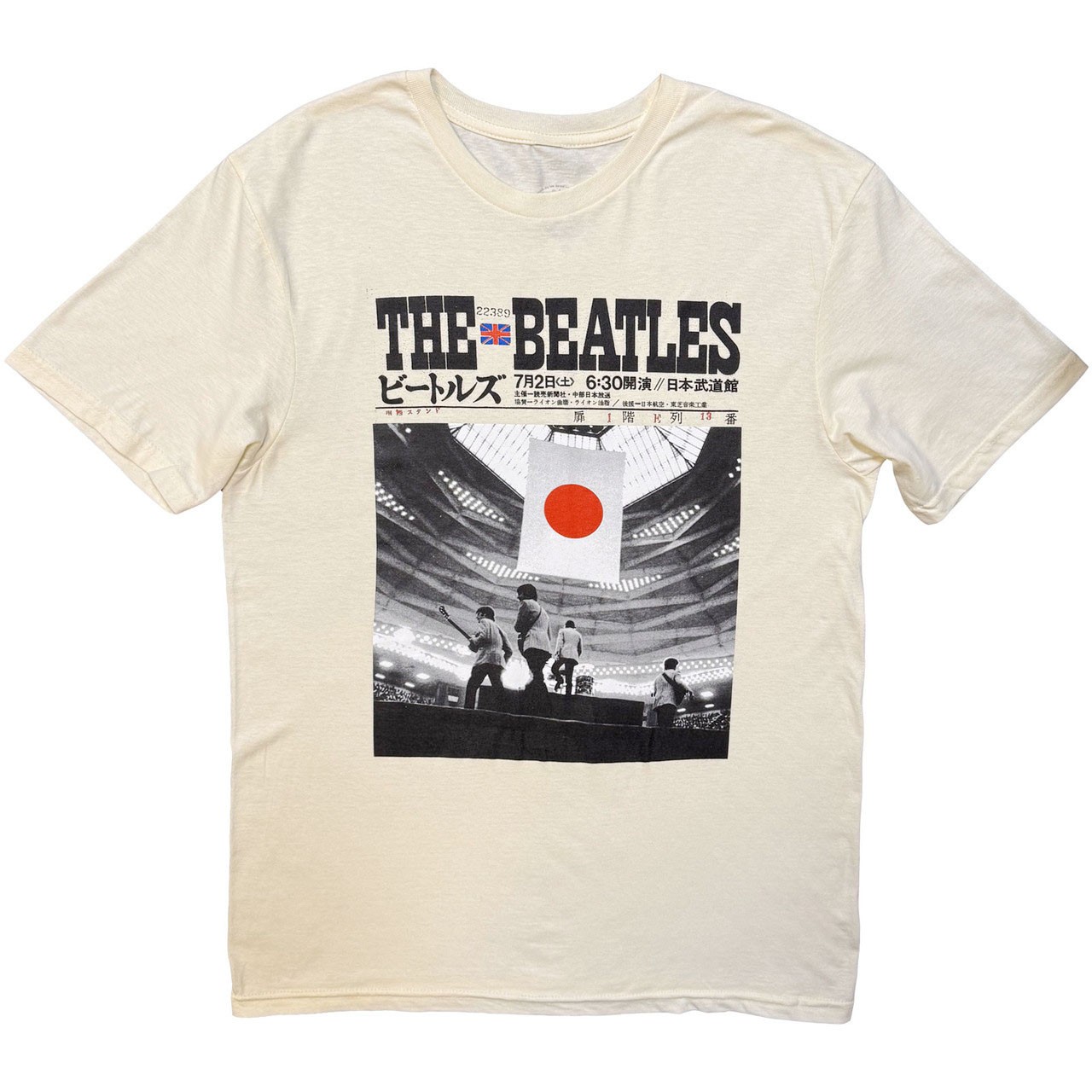 The Beatles – At The Budokan – Natural t-shirt