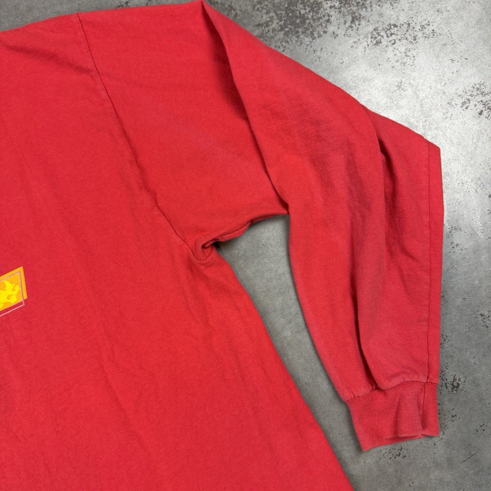 Vintage Donald Duck T Shirt Mens XXL Red Distressed Y2K USA