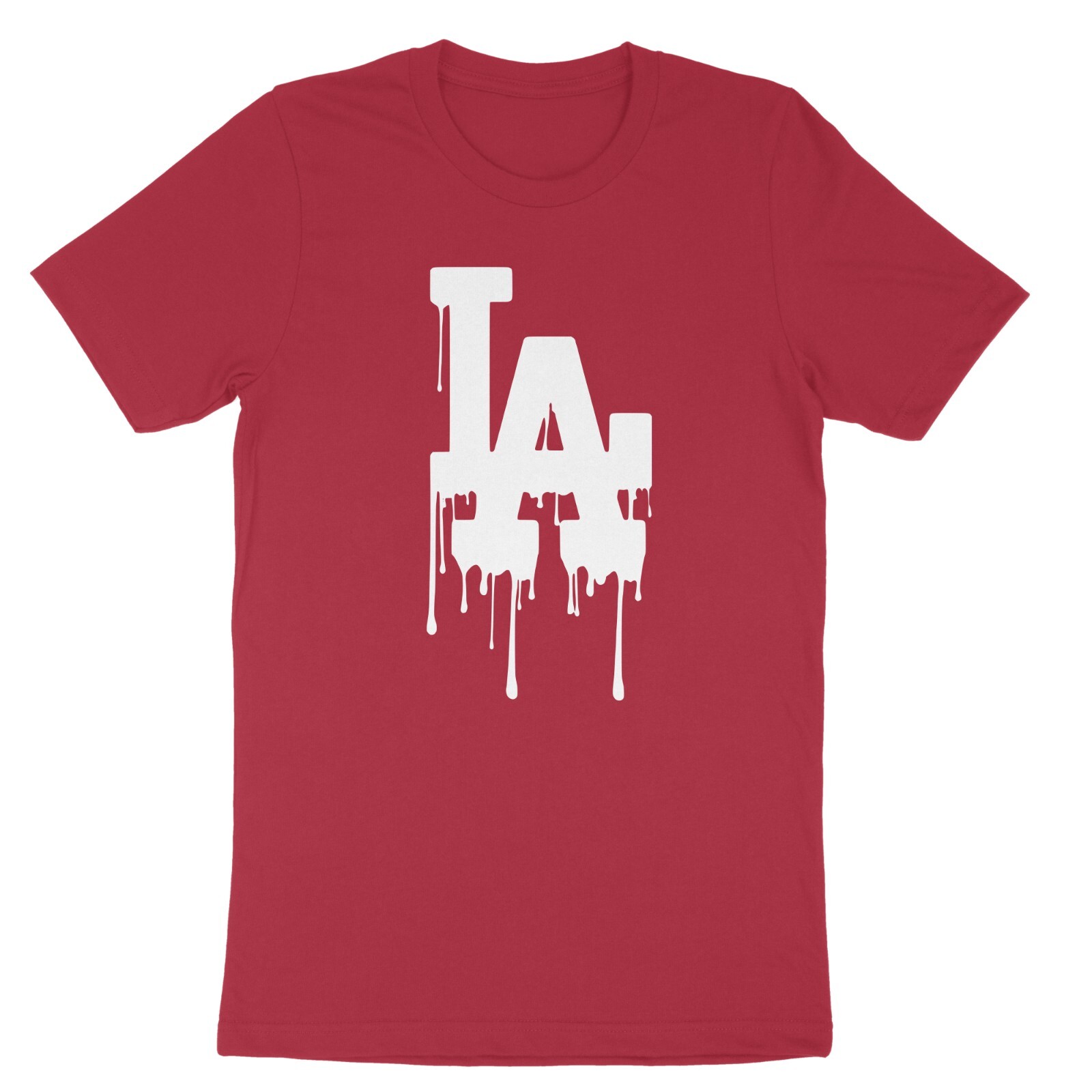 LA Drip, California, Los Angeles Red, Blue, Graphic Design Hip Hop Men’s T-Shirt
