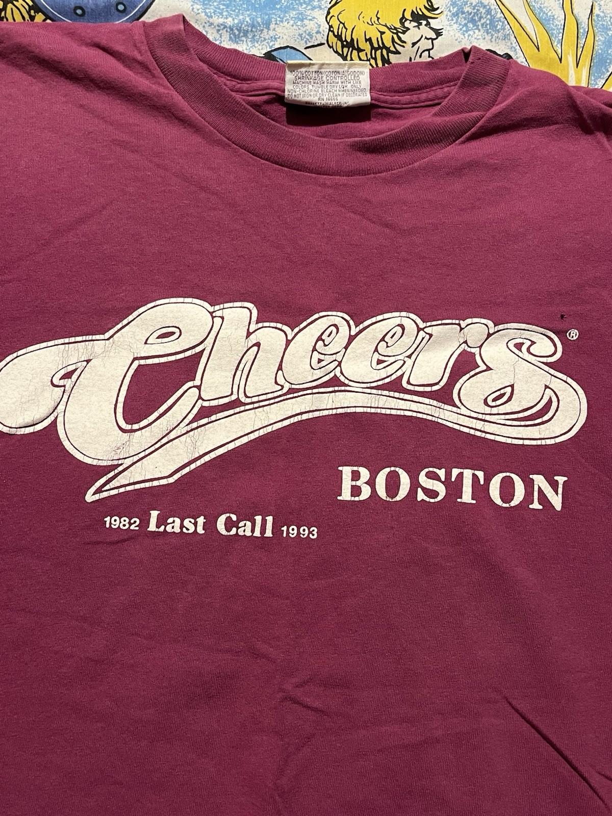 Vintage Cheers TV Show Promo Last Call T Shirt Mens XL Made In USA 1993 Boston