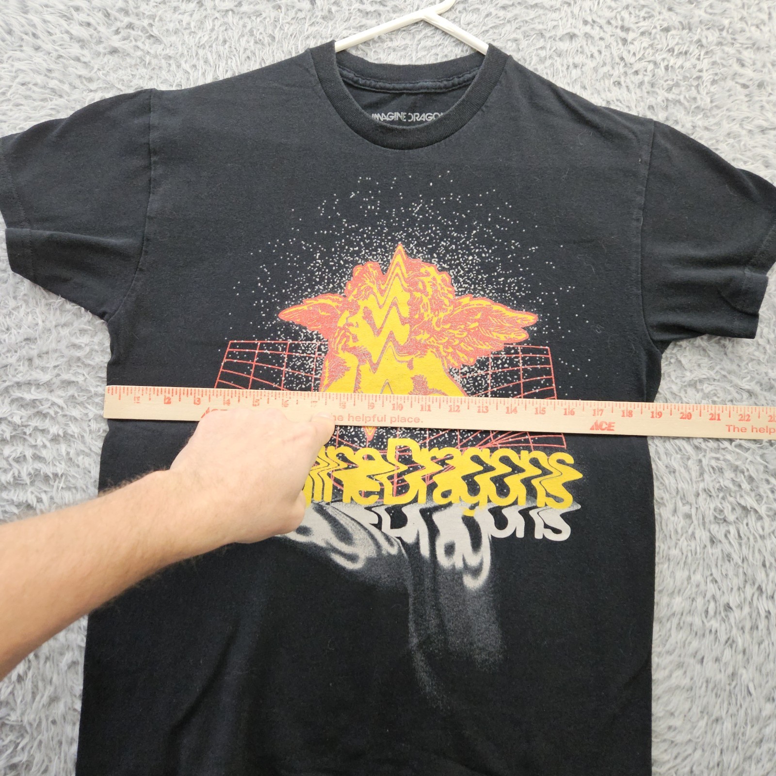 IMAGINE DRAGONS T Shirt Medium Cherub Angel Mercury Tour 2022 *pin